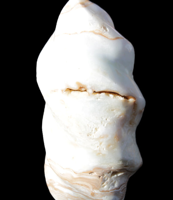 Caribbean Calcite flame 49*105mm 384g Rocks and Things Store