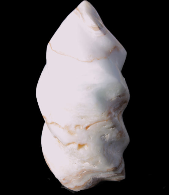 Caribbean Calcite flame 49*105mm 384g Rocks and Things Store