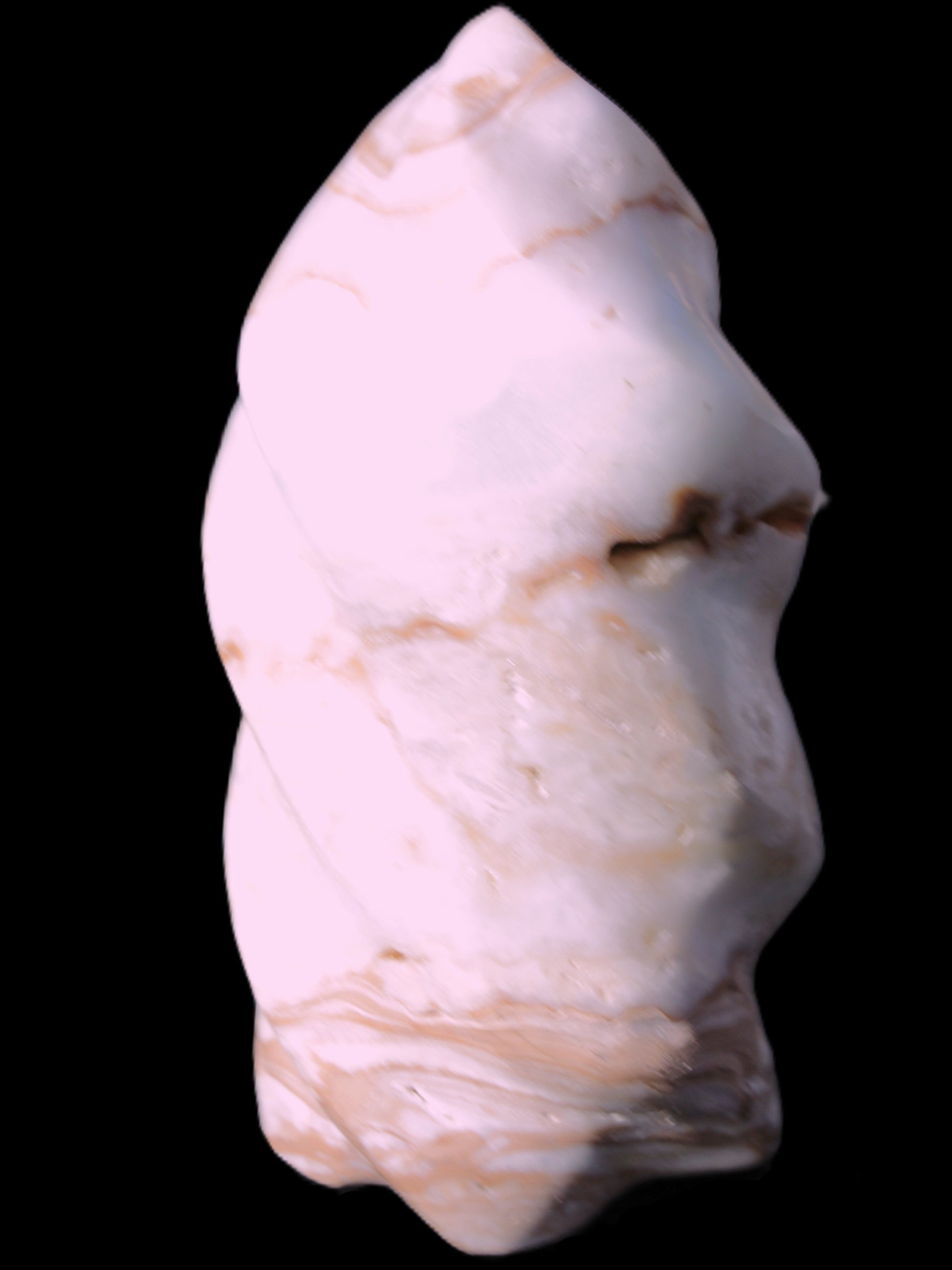 Caribbean Calcite flame 49*105mm 384g Rocks and Things Store