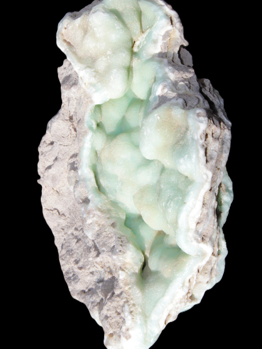 Blue Aragonite Caribbean Calcite specimen 101*40*79mm 223g Rocks and Things Store