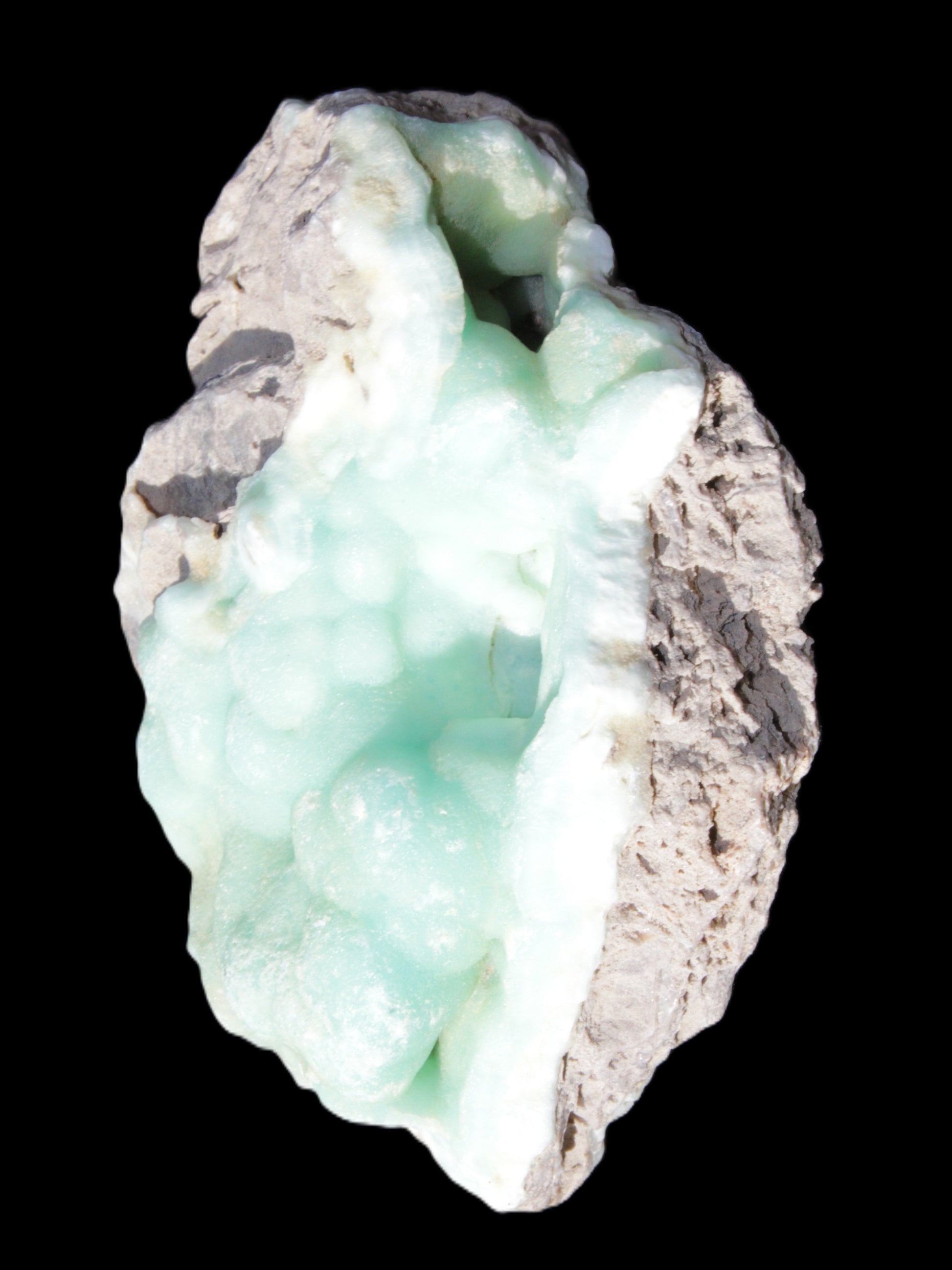 Blue Aragonite Caribbean Calcite specimen 101*40*79mm 223g Rocks and Things Store