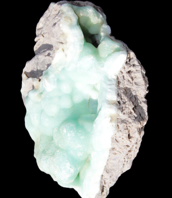 Blue Aragonite Caribbean Calcite specimen 101*40*79mm 223g Rocks and Things Store