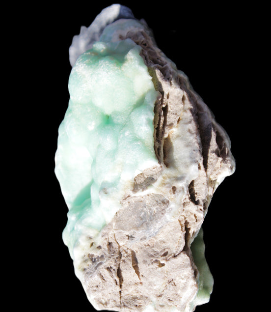 Blue Aragonite Caribbean Calcite specimen 101*40*79mm 223g Rocks and Things Store