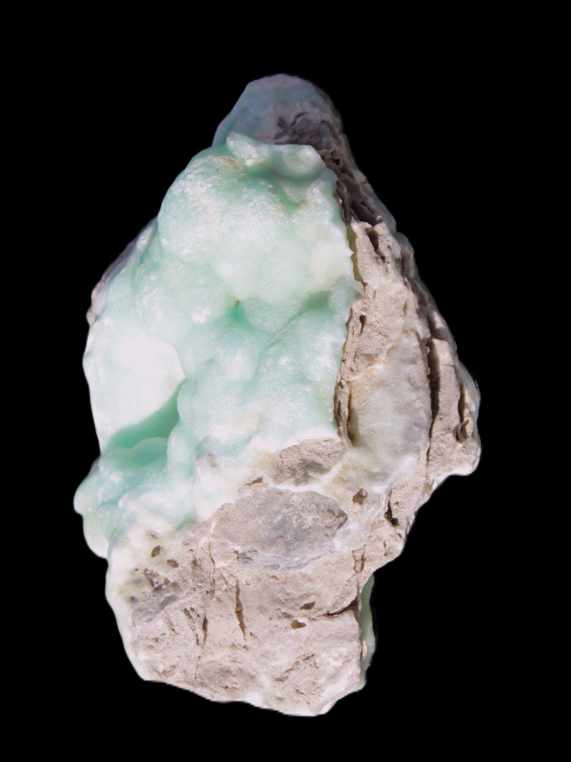 Blue Aragonite Caribbean Calcite specimen 101*40*79mm 223g Rocks and Things Store