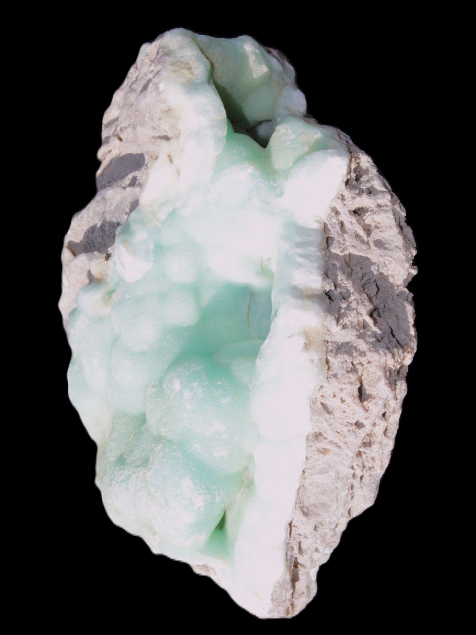 Blue Aragonite Caribbean Calcite specimen 101*40*79mm 223g Rocks and Things Store