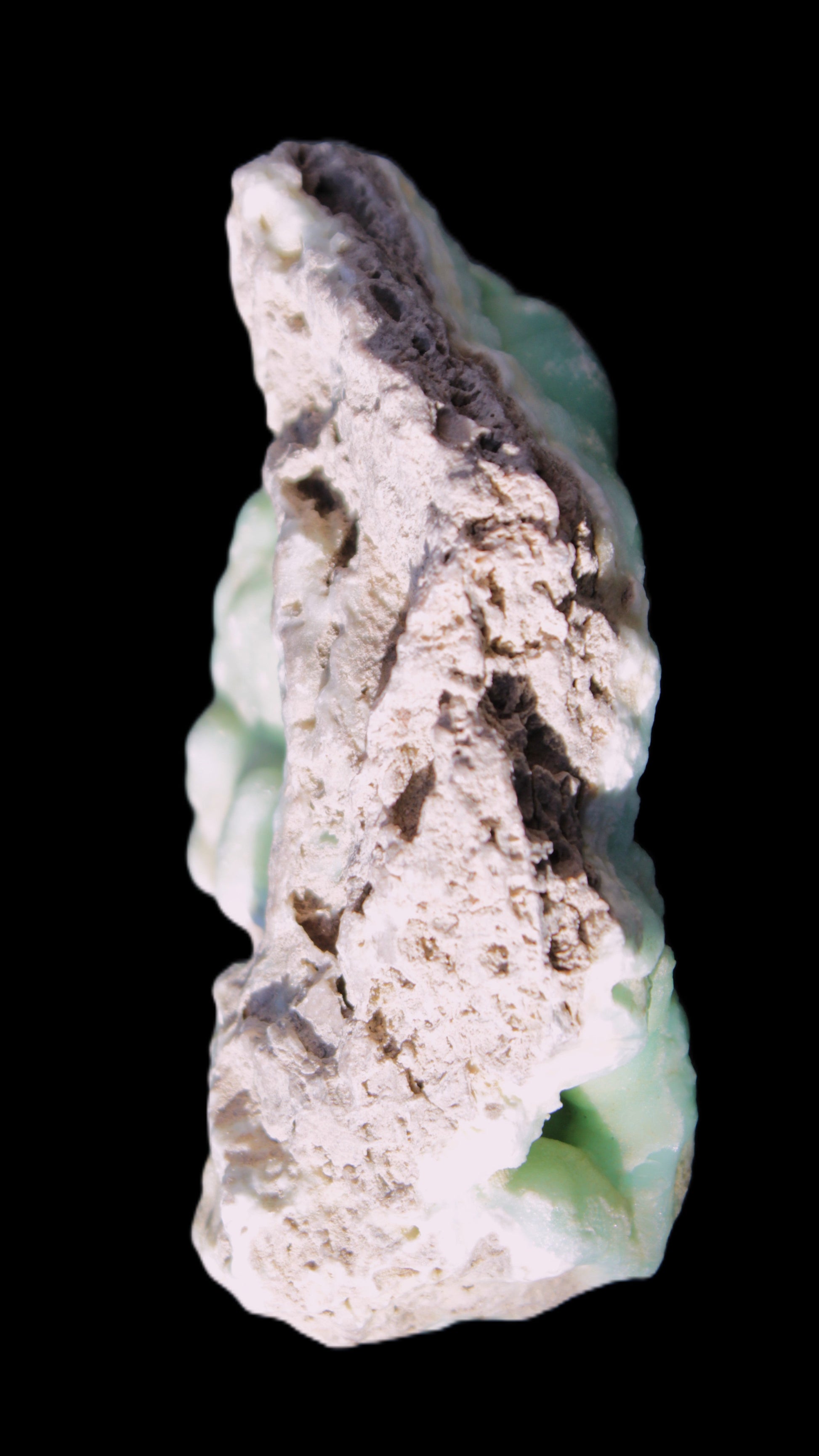 Blue Aragonite Caribbean Calcite specimen 101*40*79mm 223g Rocks and Things Store