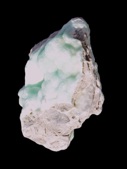 Blue Aragonite Caribbean Calcite specimen 101*40*79mm 223g Rocks and Things Store