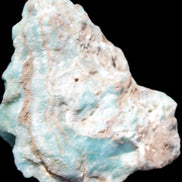 Blue Aragonite Caribbean Calcite specimen 97*53*85mm 395g Rocks and Things Store