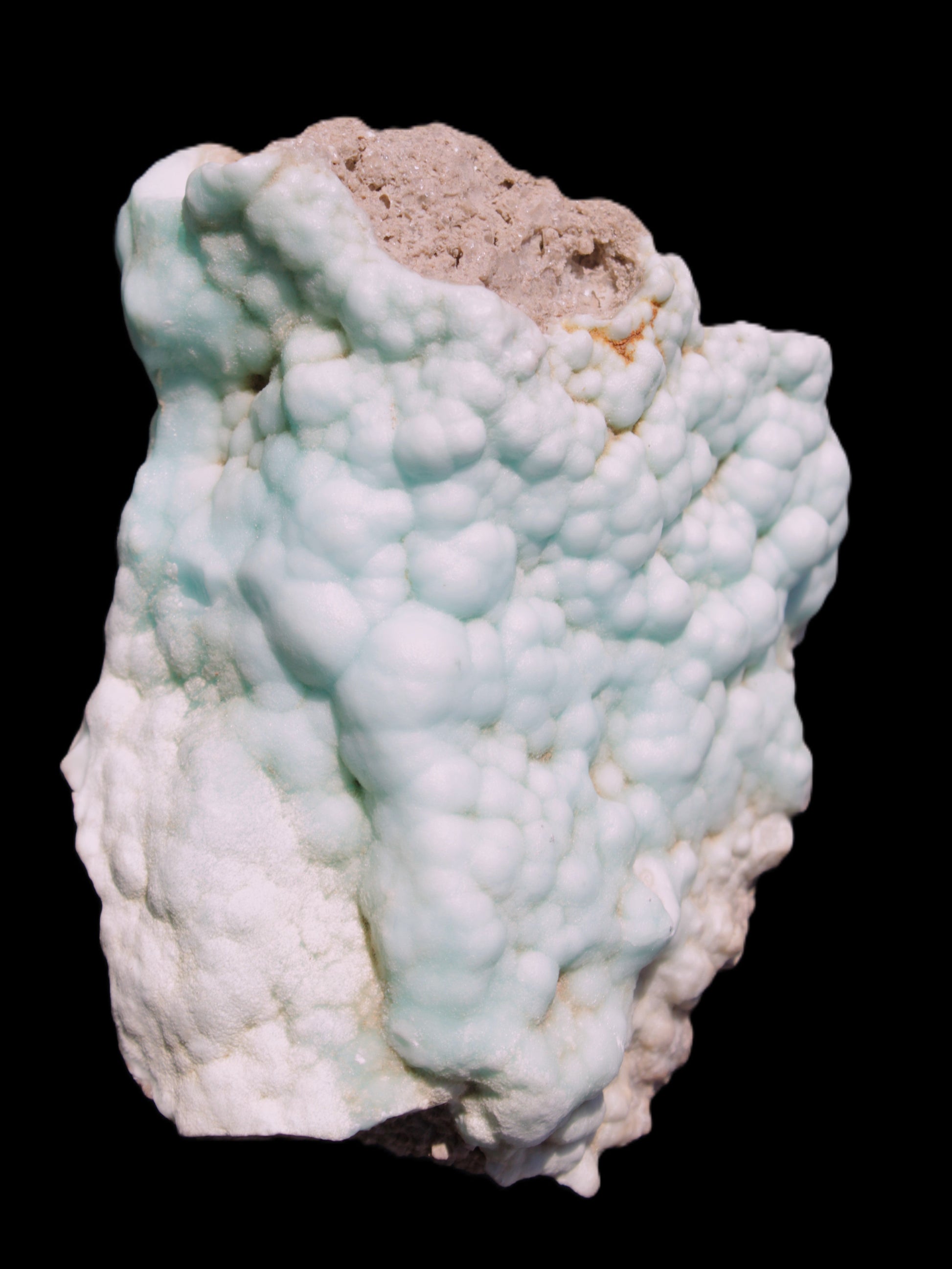 Blue Aragonite Caribbean Calcite specimen 95*48*68mm 352.2g Rocks and Things Store