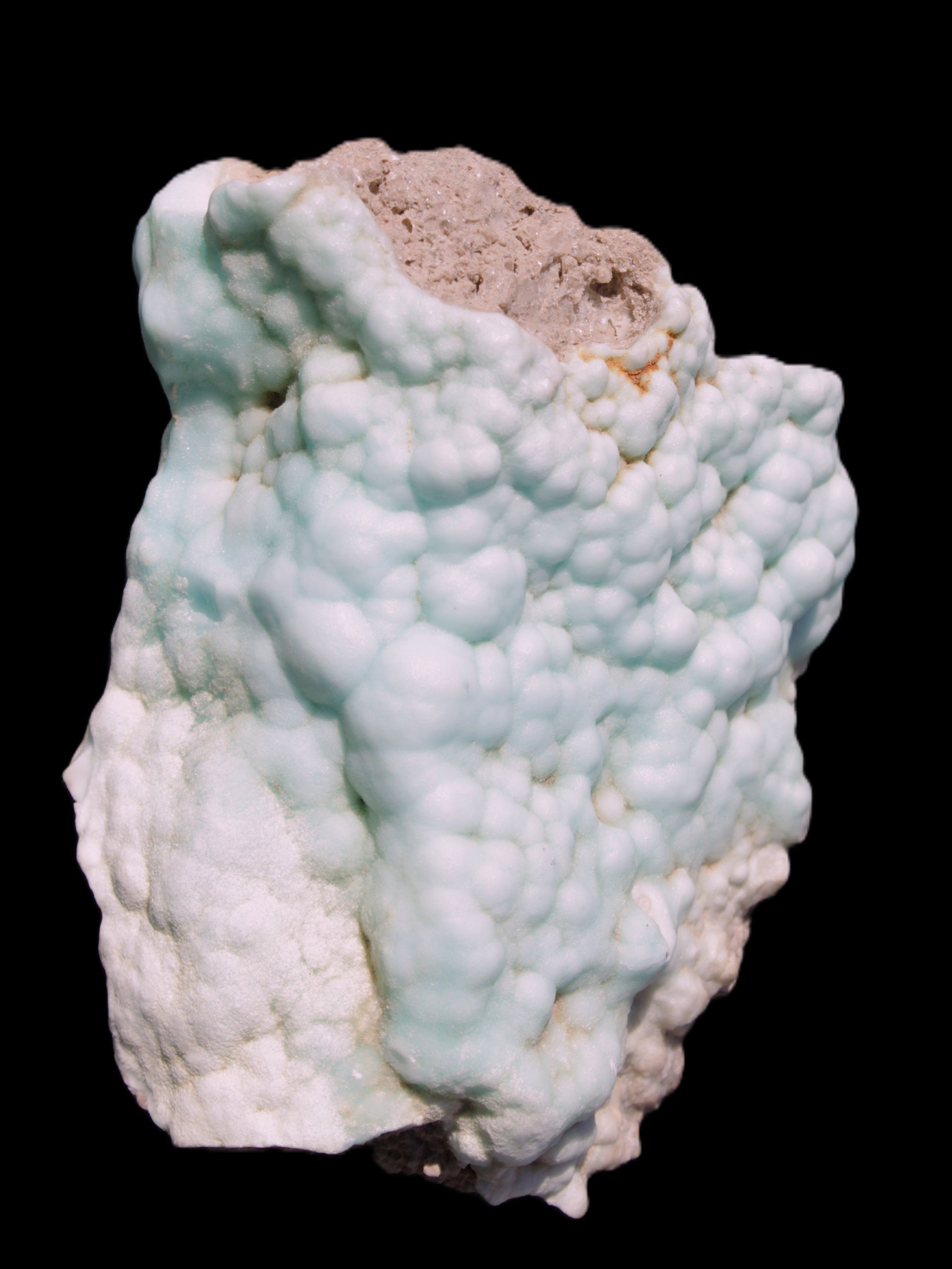 Blue Aragonite Caribbean Calcite specimen 95*48*68mm 352.2g Rocks and Things Store