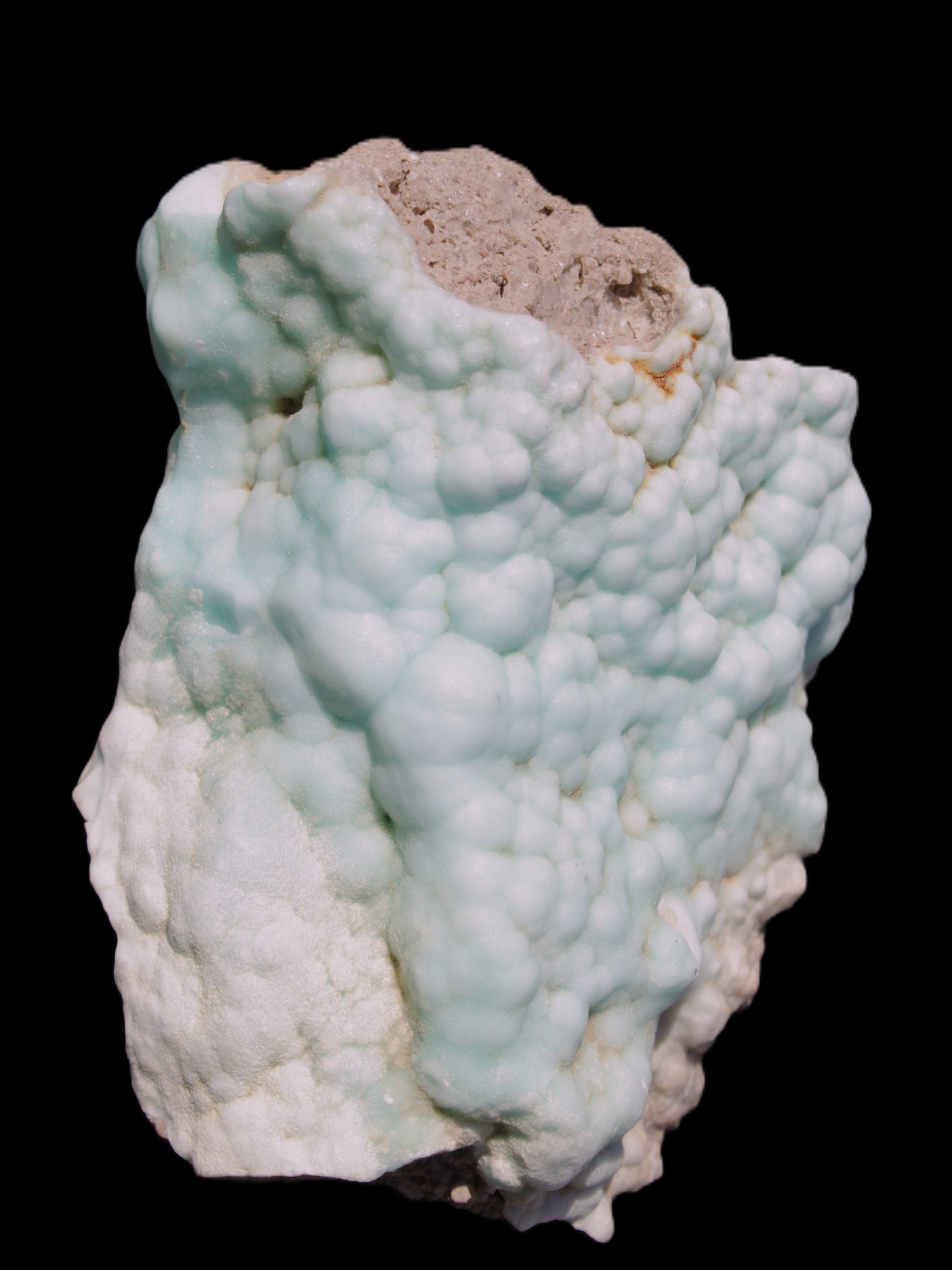 Blue Aragonite Caribbean Calcite specimen 95*48*68mm 352.2g Rocks and Things Store