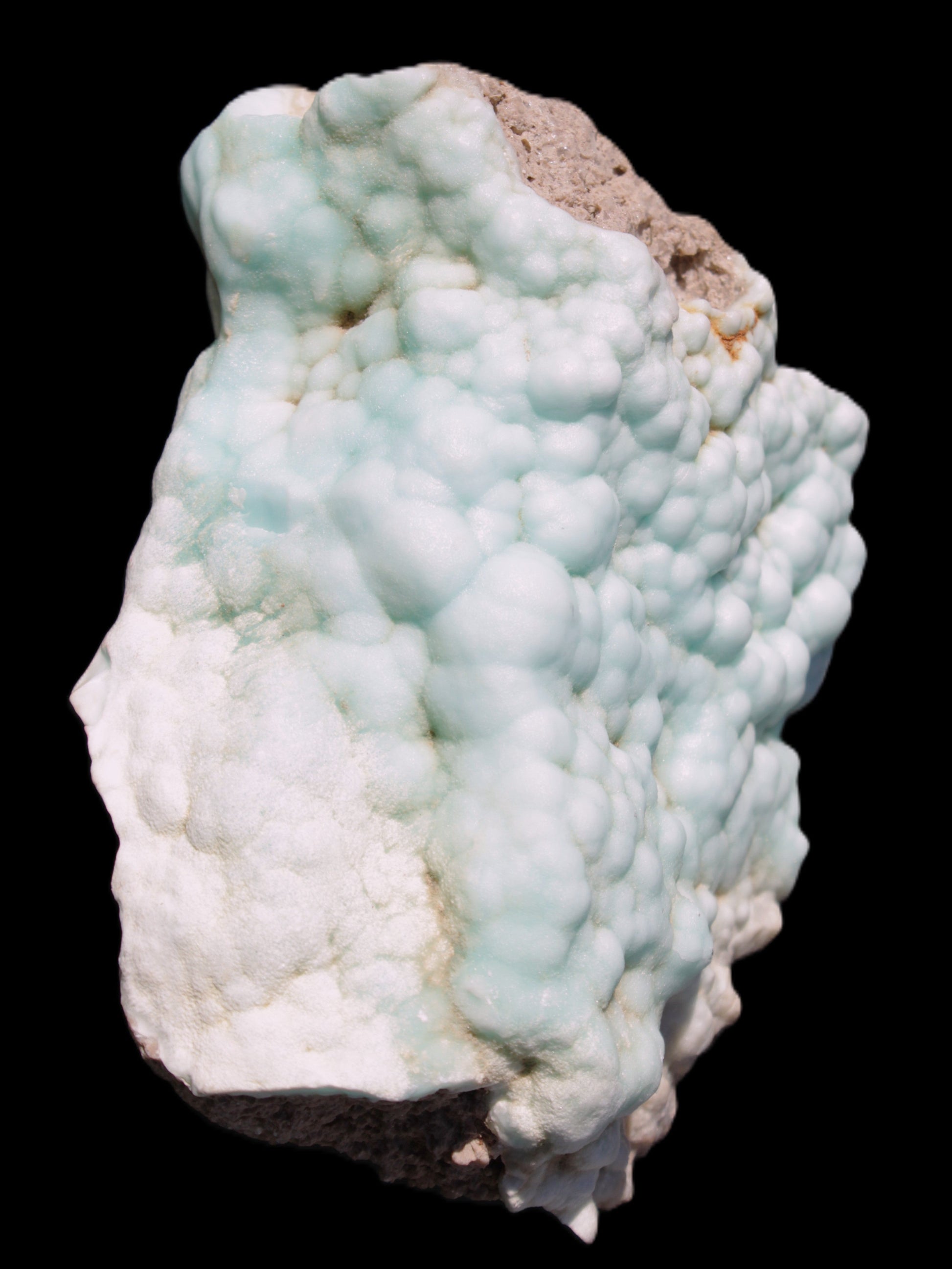 Blue Aragonite Caribbean Calcite specimen 95*48*68mm 352.2g Rocks and Things Store