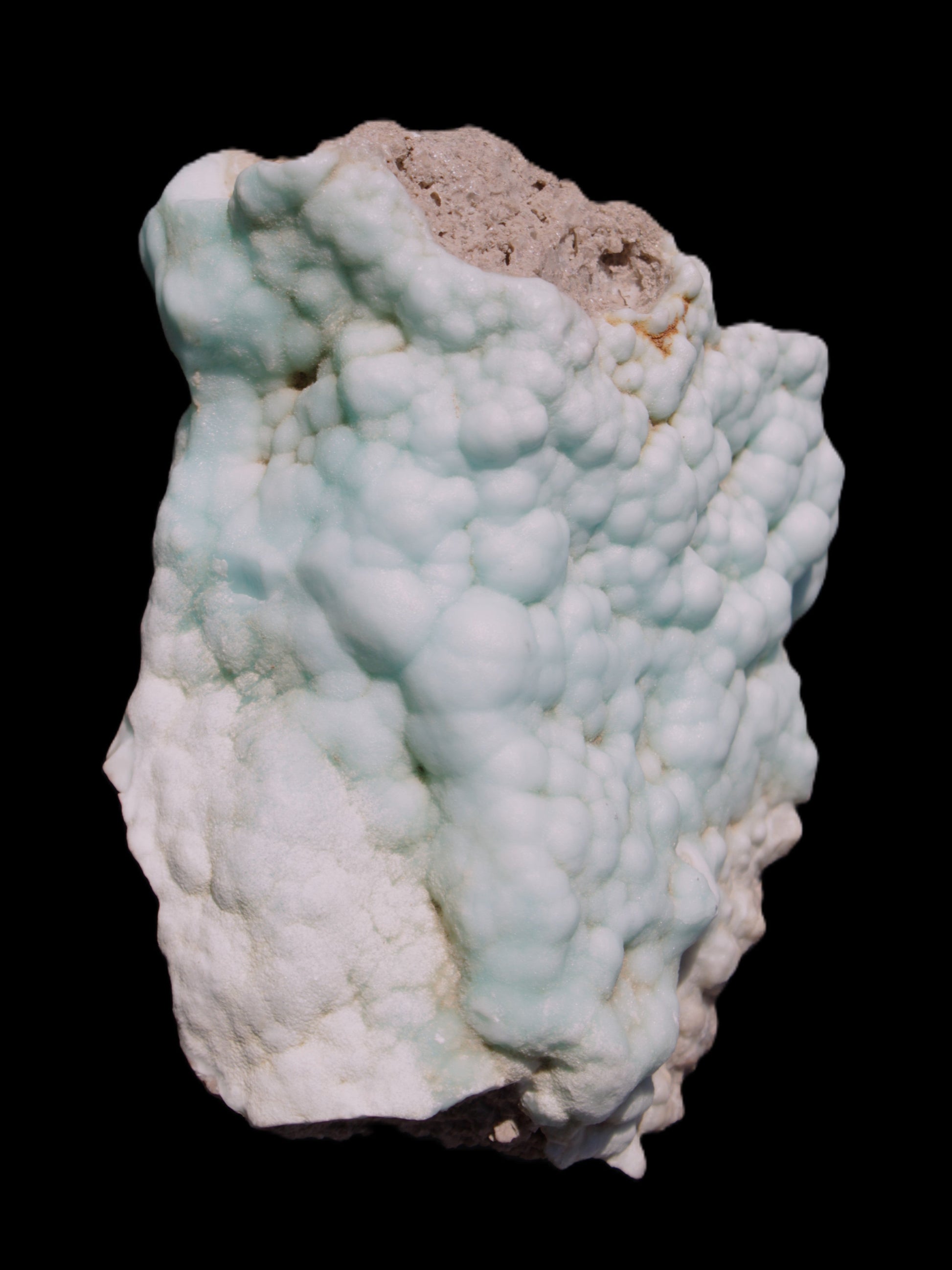 Blue Aragonite Caribbean Calcite specimen 95*48*68mm 352.2g Rocks and Things Store