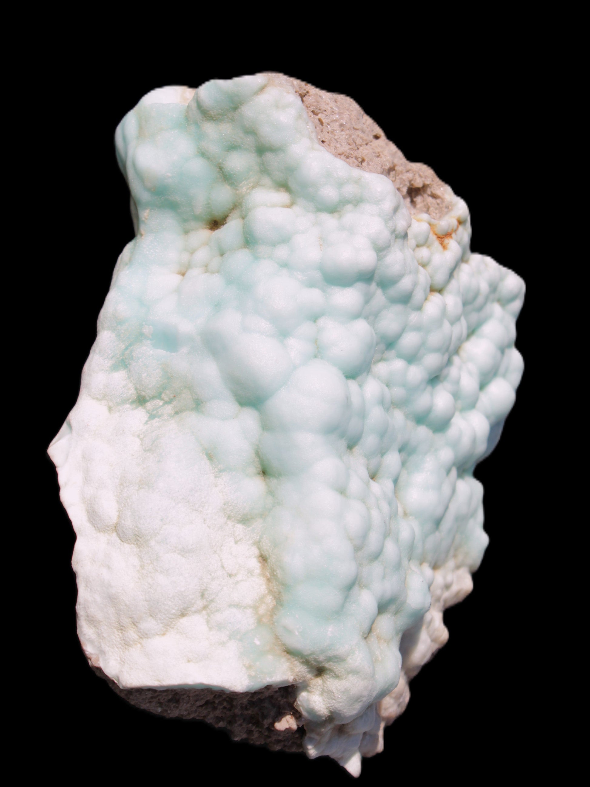 Blue Aragonite Caribbean Calcite specimen 95*48*68mm 352.2g Rocks and Things Store