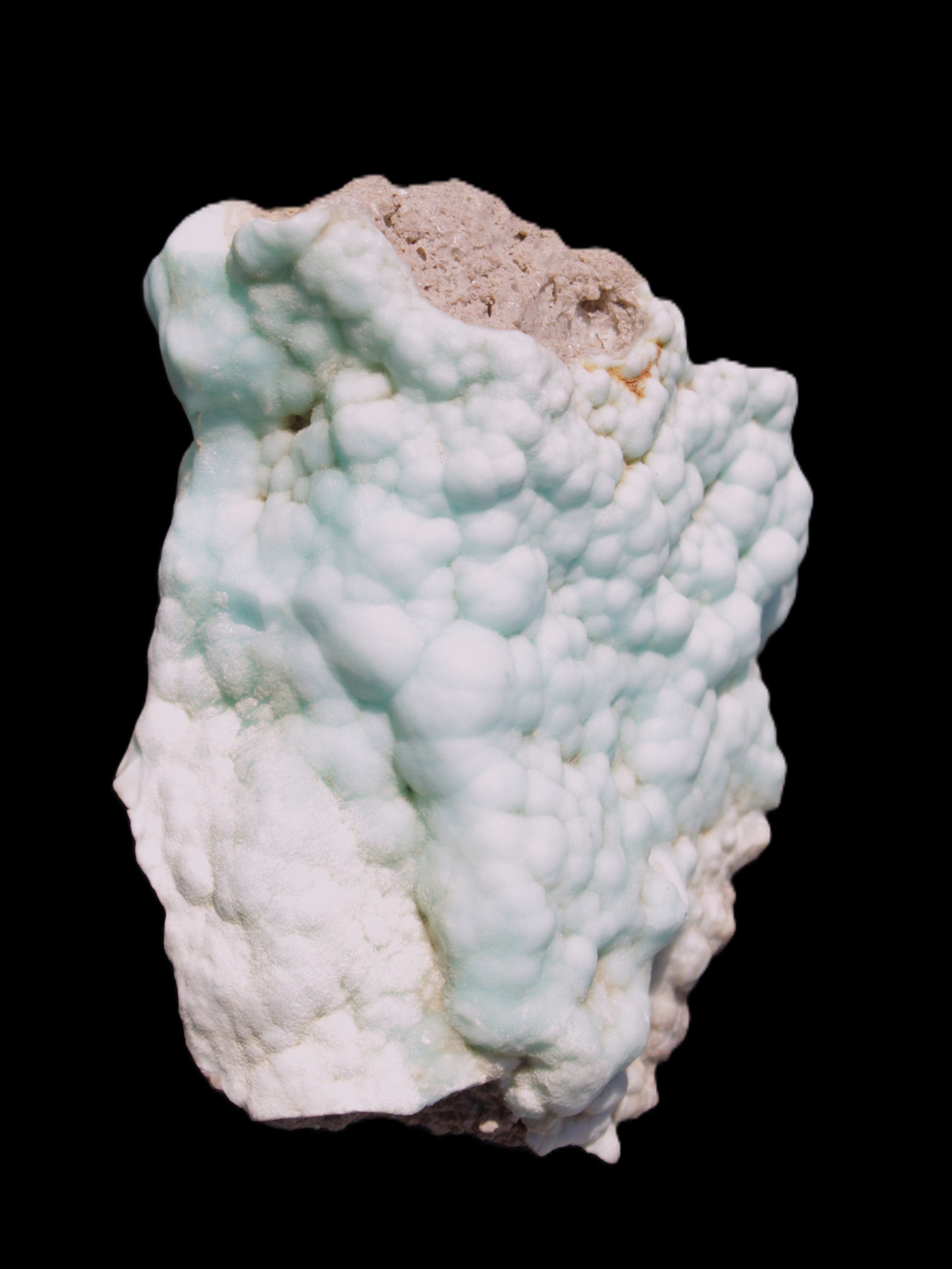 Blue Aragonite Caribbean Calcite specimen 95*48*68mm 352.2g Rocks and Things Store