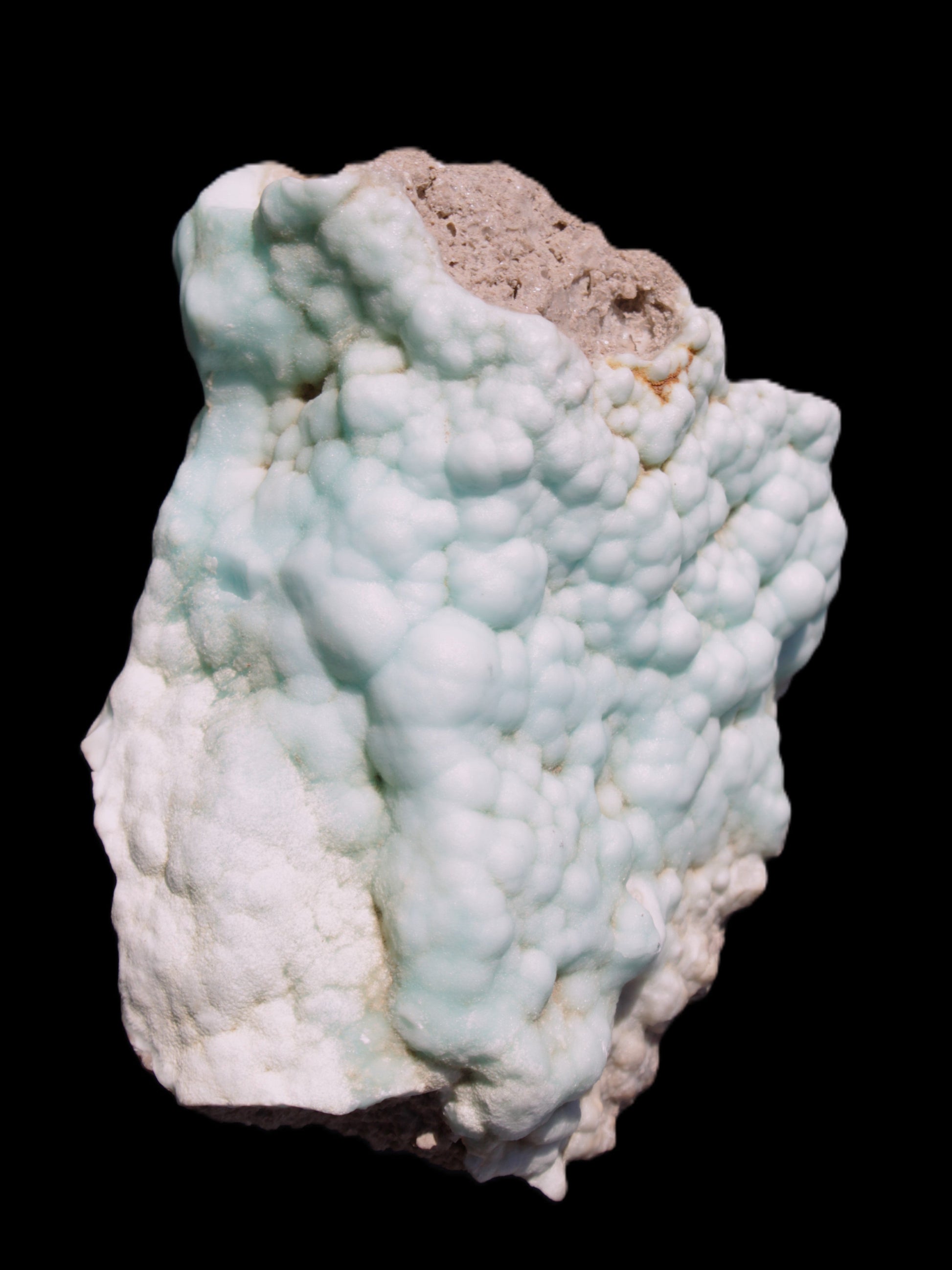 Blue Aragonite Caribbean Calcite specimen 95*48*68mm 352.2g Rocks and Things Store