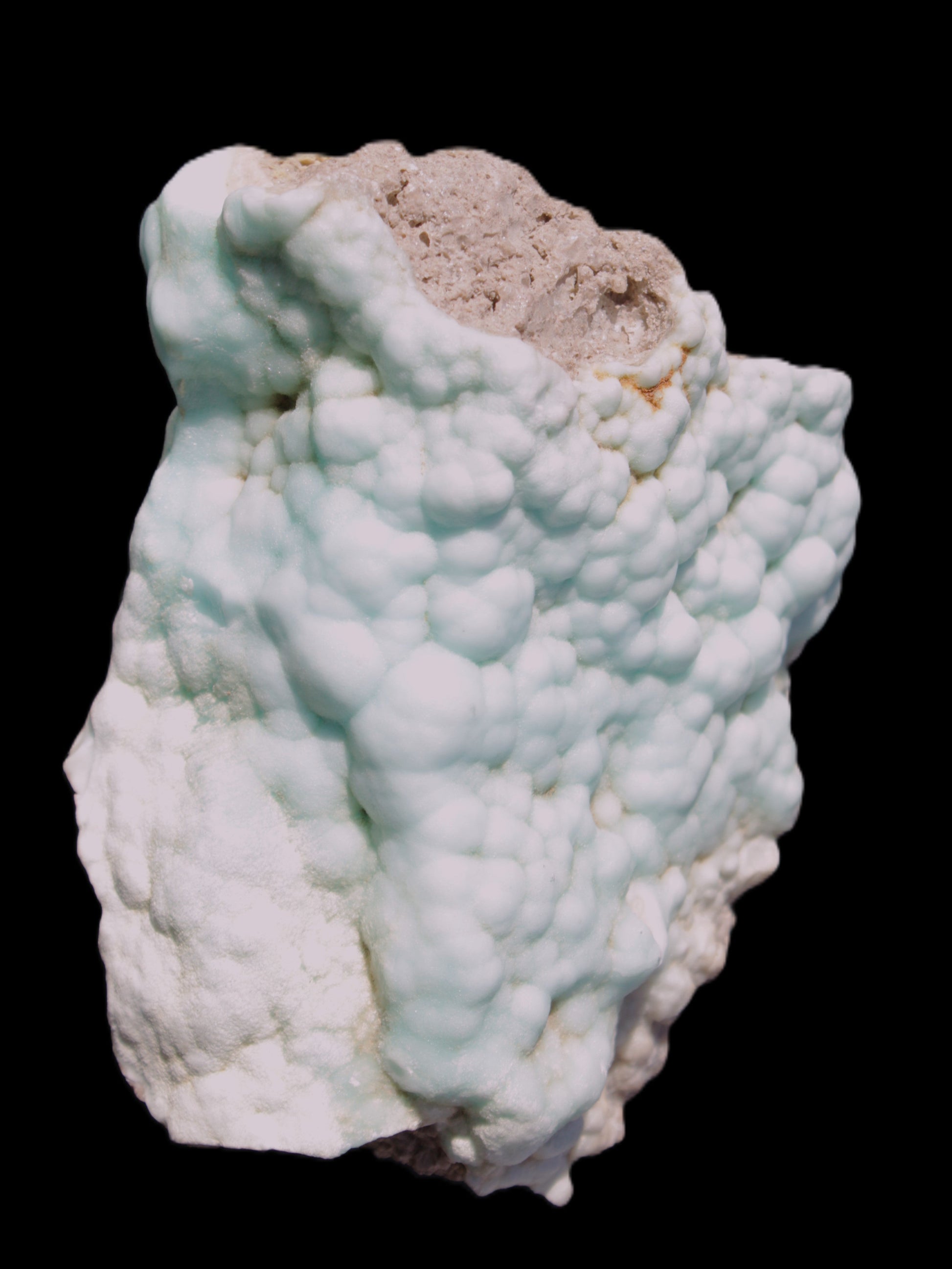 Blue Aragonite Caribbean Calcite specimen 95*48*68mm 352.2g Rocks and Things Store