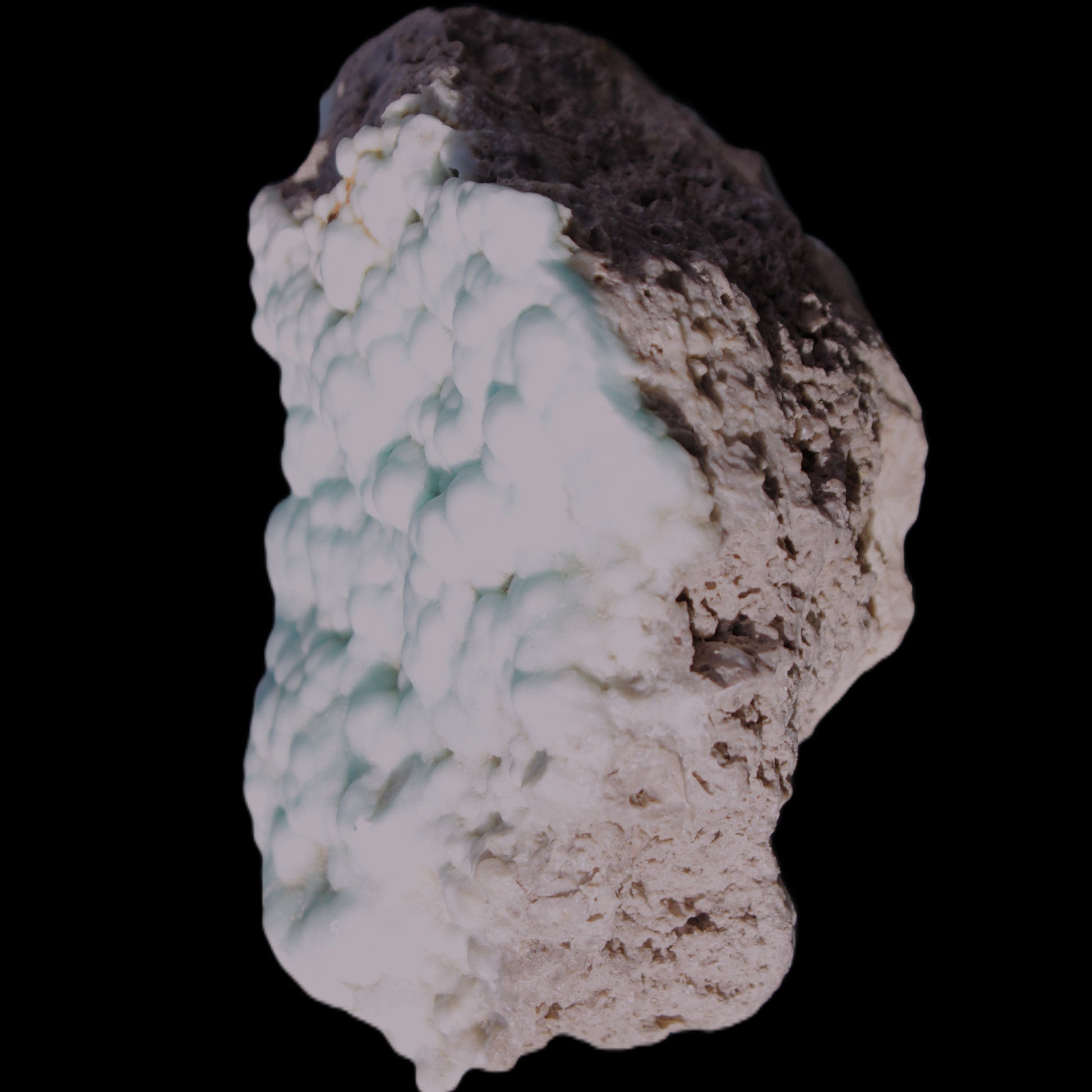 Blue Aragonite Caribbean Calcite specimen 95*48*68mm 352.2g Rocks and Things Store
