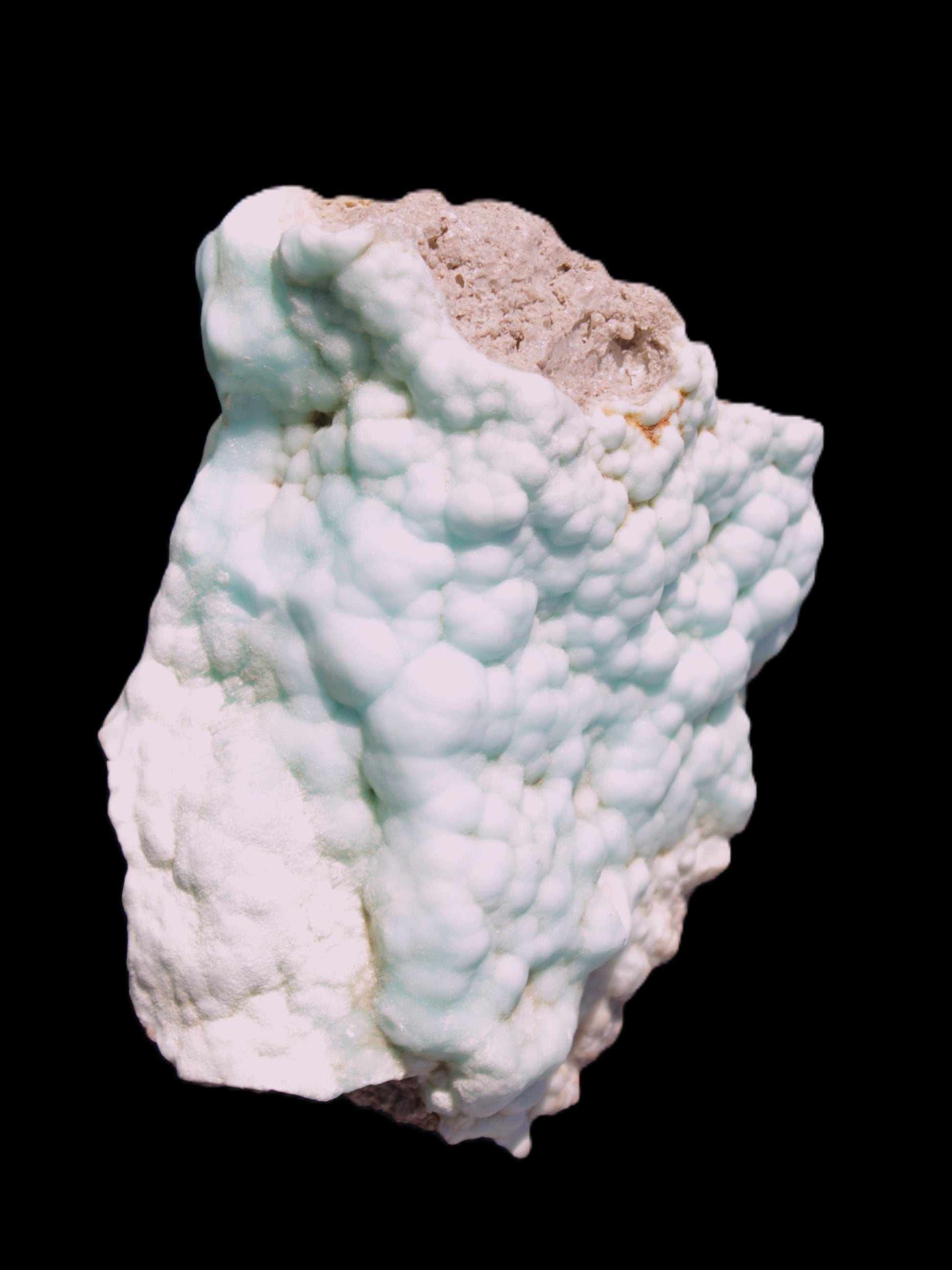 Blue Aragonite Caribbean Calcite specimen 95*48*68mm 352.2g Rocks and Things Store