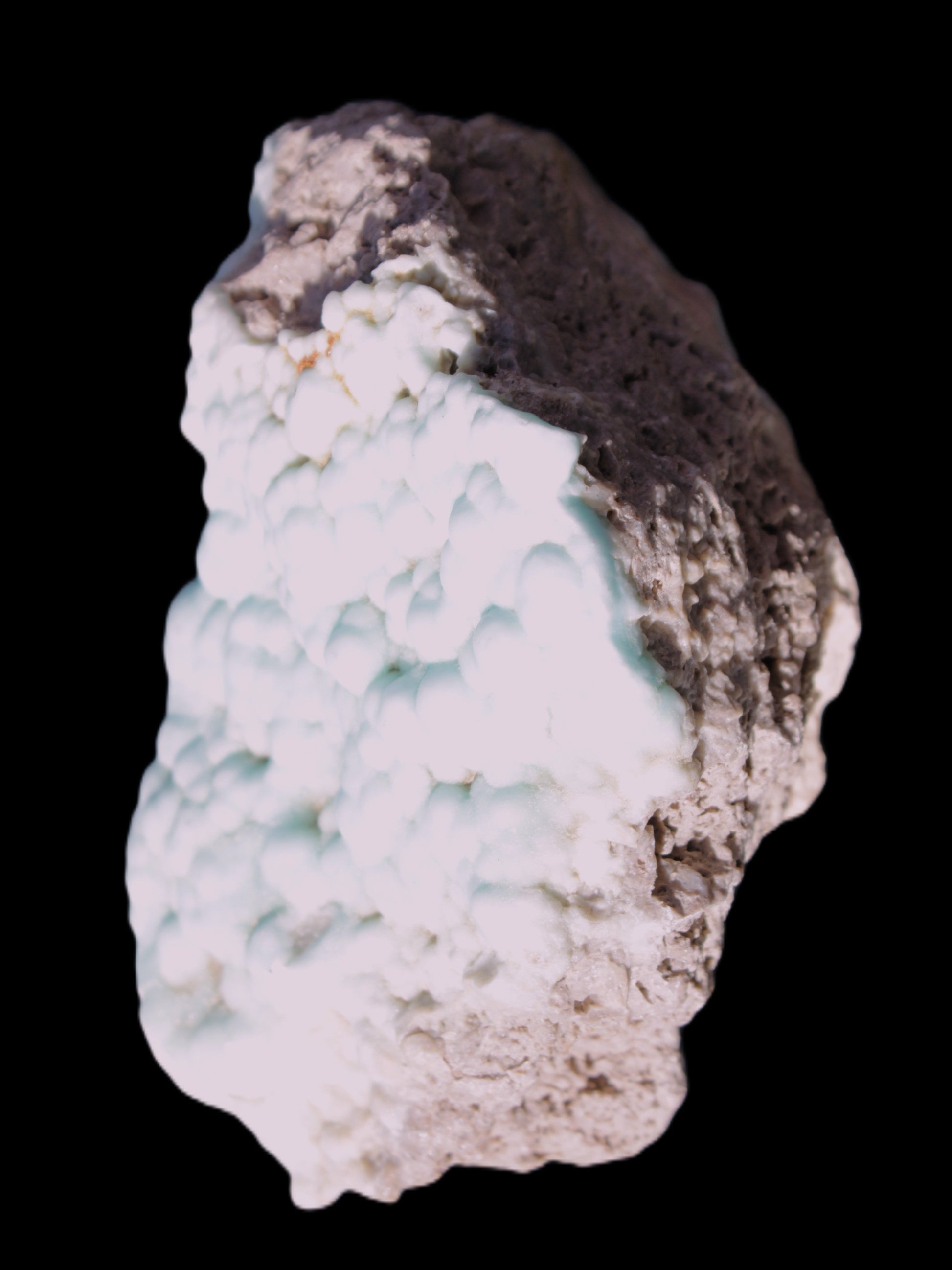 Blue Aragonite Caribbean Calcite specimen 95*48*68mm 352.2g Rocks and Things Store
