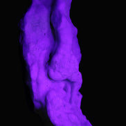 Blue Aragonite specimen 102*22*42mm 100g in UV light - Rocks and Things Store