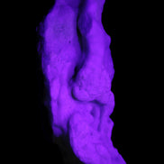 Blue Aragonite specimen 102*22*42mm 100g in UV light - Rocks and Things Store