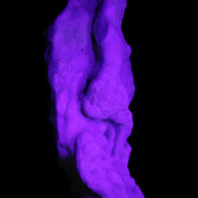 Blue Aragonite specimen 102*22*42mm 100g in UV light - Rocks and Things Store