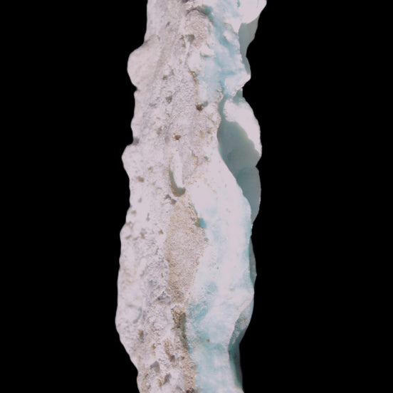 Blue Aragonite specimen 102*22*42mm 100g in sunlight - Rocks and Things Store