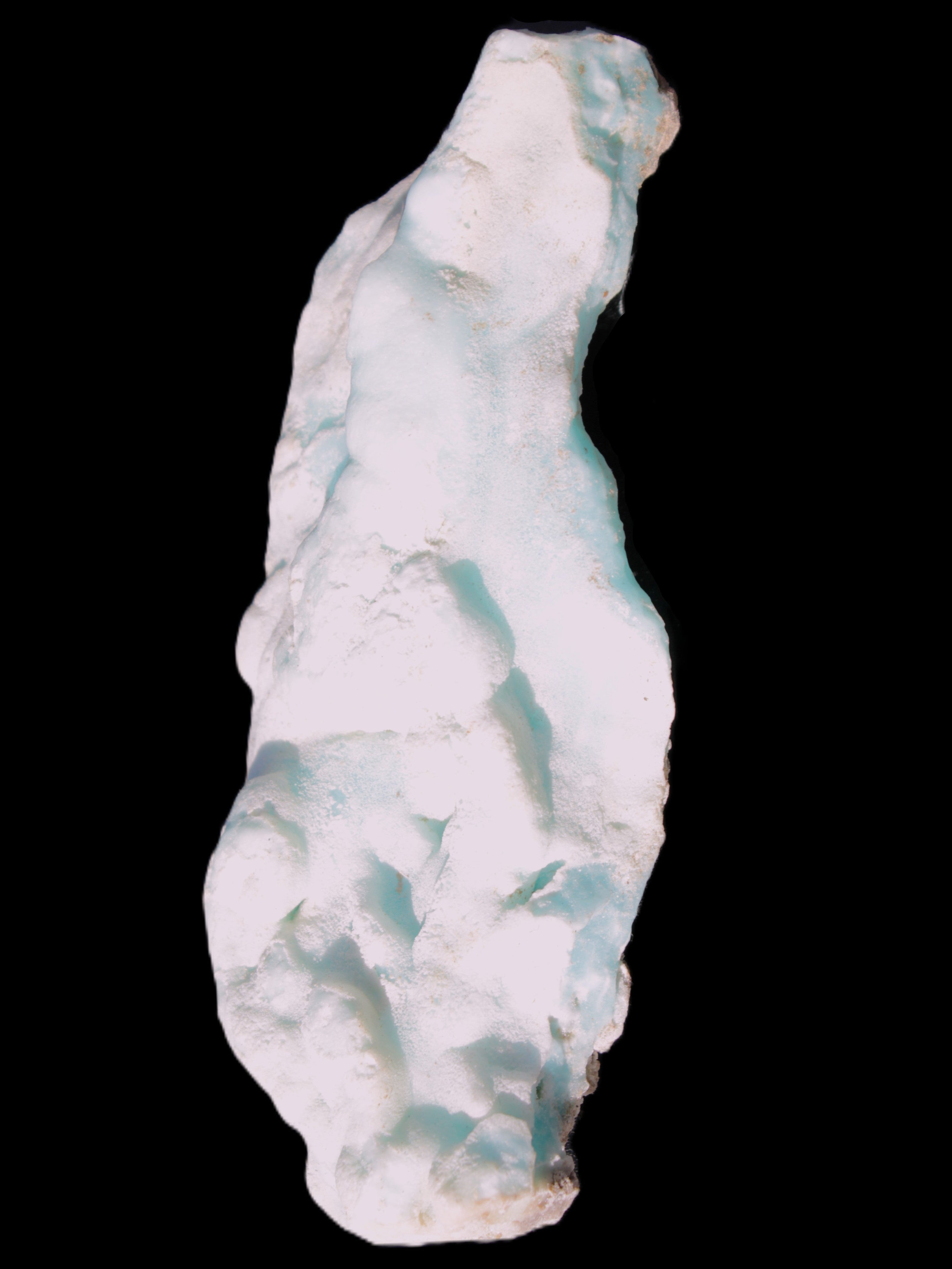 Blue Aragonite specimen 102*22*42mm 100g in sunlight - Rocks and Things Store