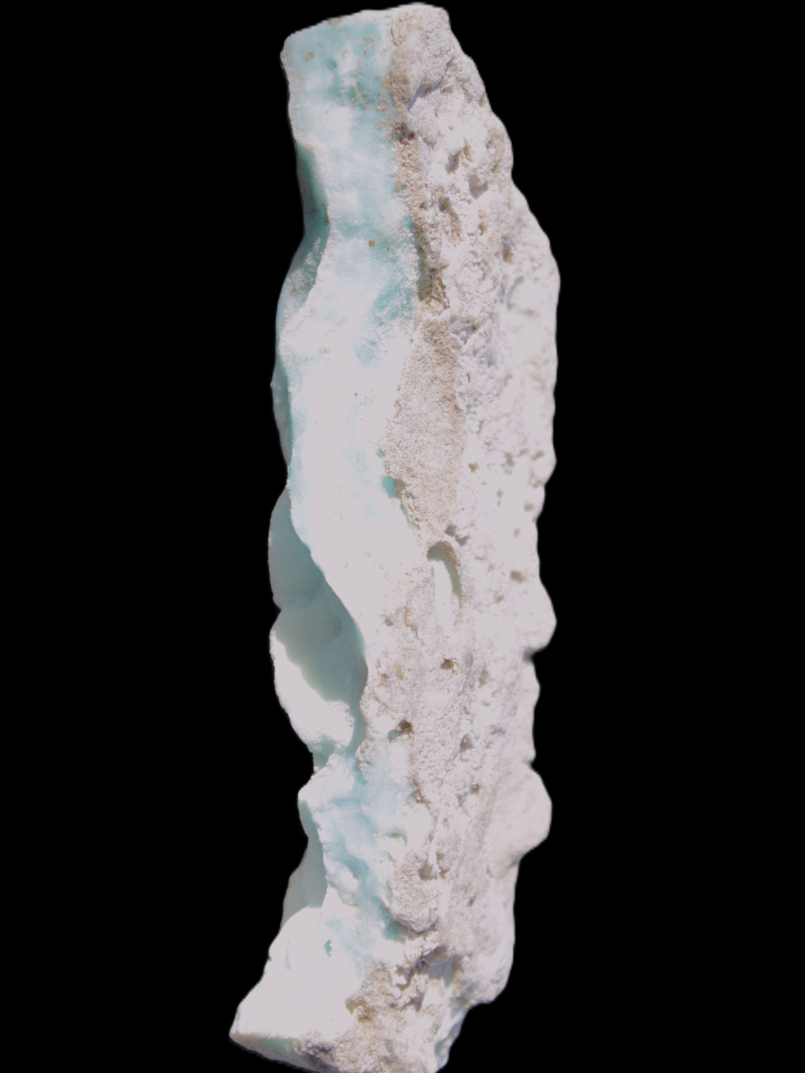 Blue Aragonite specimen 102*22*42mm 100g in sunlight - Rocks and Things Store