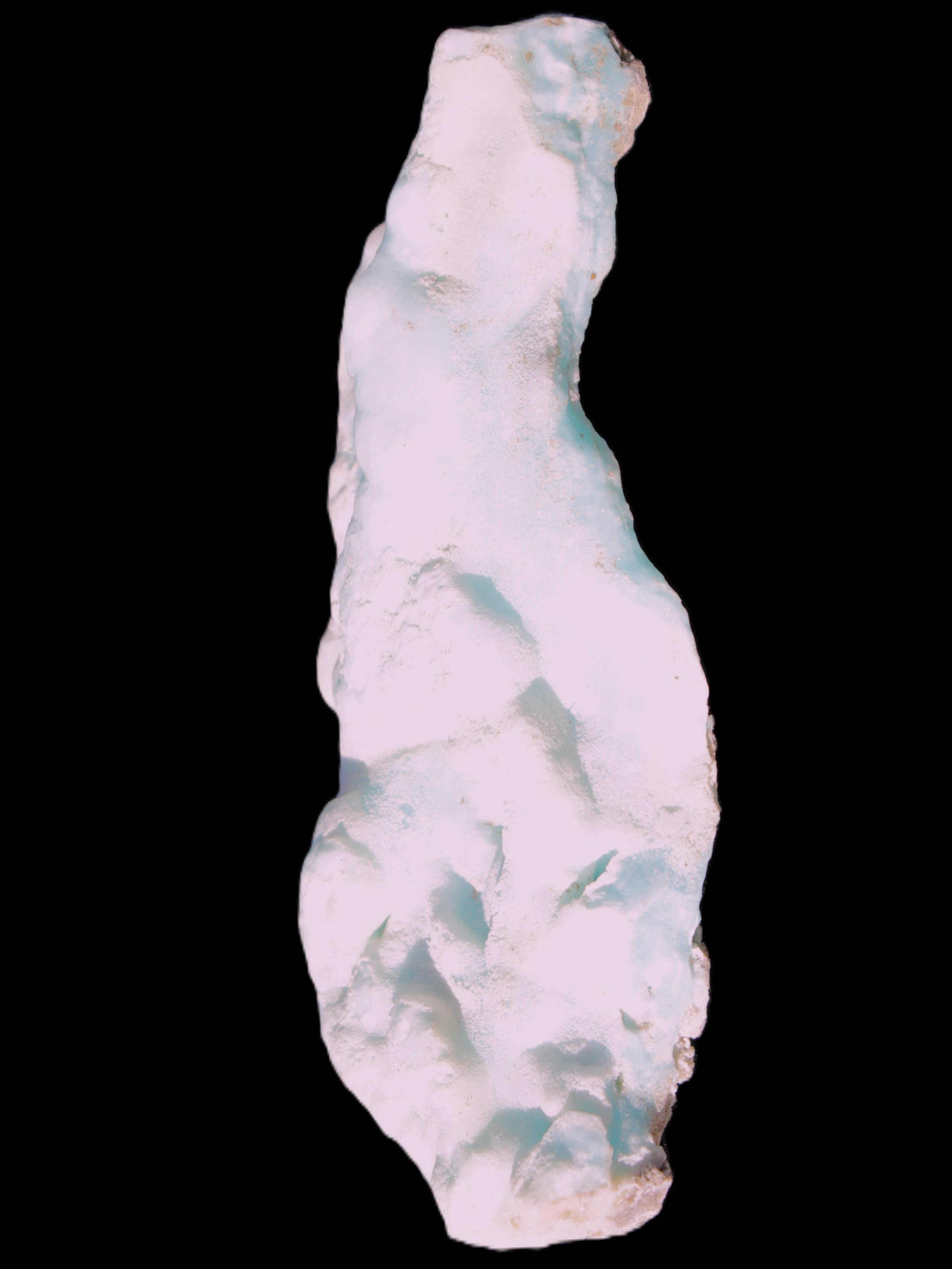 Blue Aragonite specimen 102*22*42mm 100g in sunlight - Rocks and Things Store