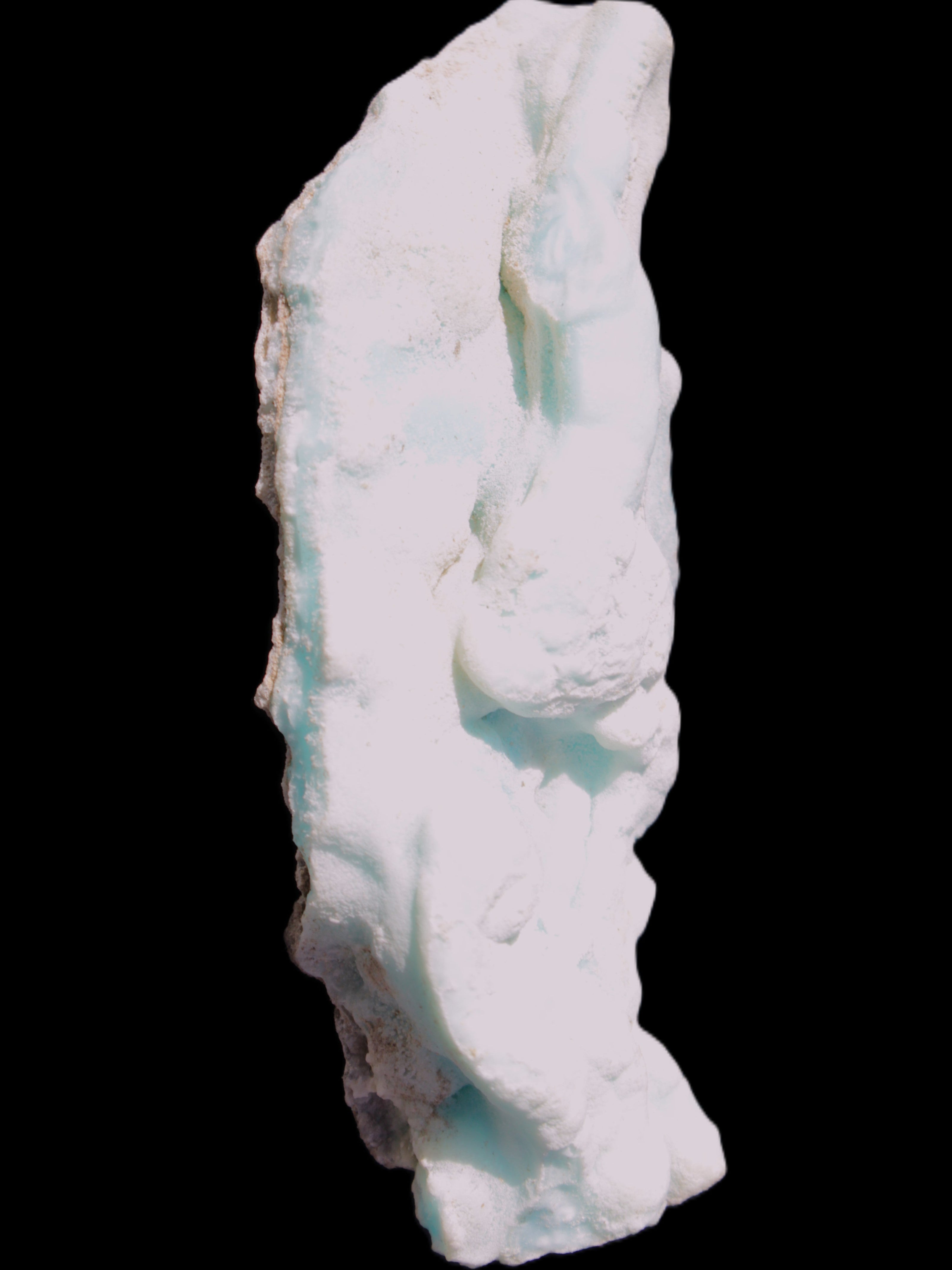 Blue Aragonite specimen 102*22*42mm 100g in sunlight - Rocks and Things Store