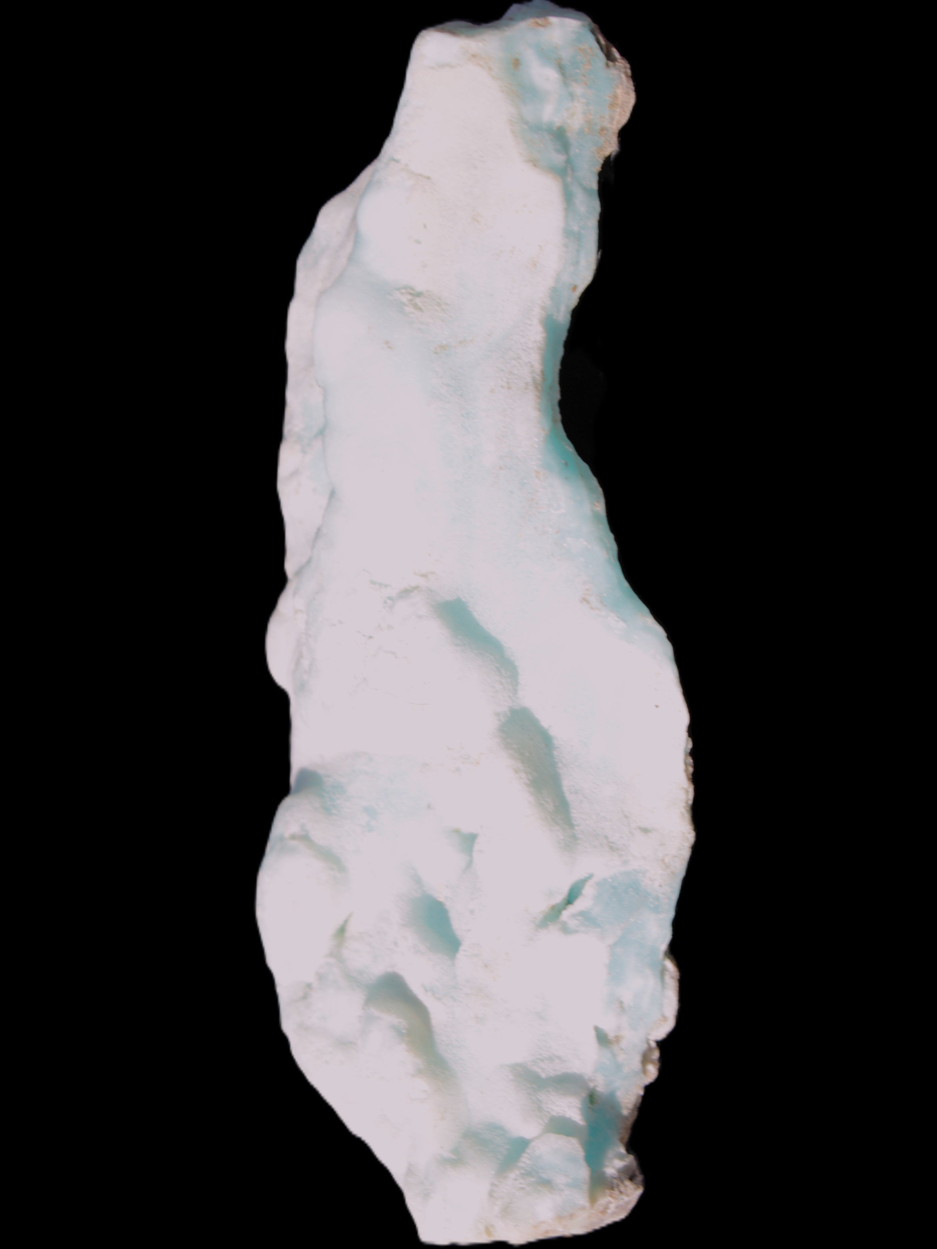 Blue Aragonite specimen 102*22*42mm 100g in sunlight - Rocks and Things Store