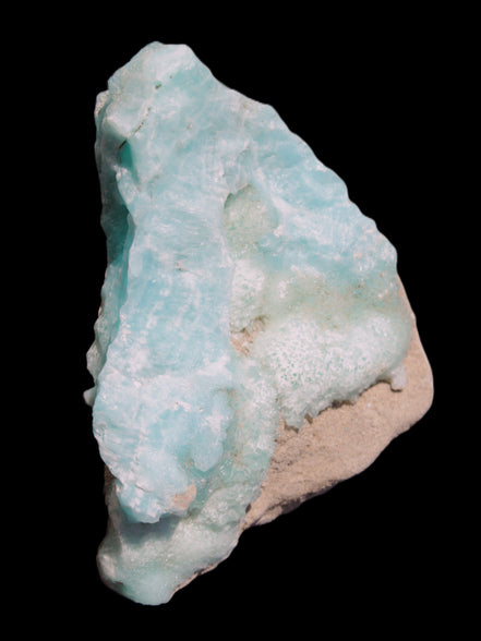 Blue Aragonite specimen 85*23*65mm 122g in sunlight - Rocks and Things Store