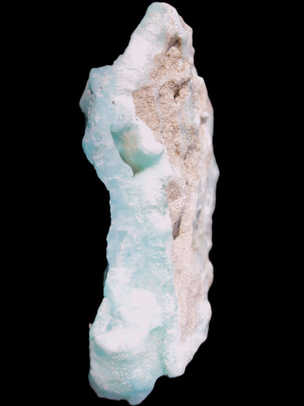 Blue Aragonite specimen 85*23*65mm 122g in sunlight - Rocks and Things Store