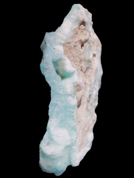 Blue Aragonite specimen 85*23*65mm 122g in sunlight - Rocks and Things Store
