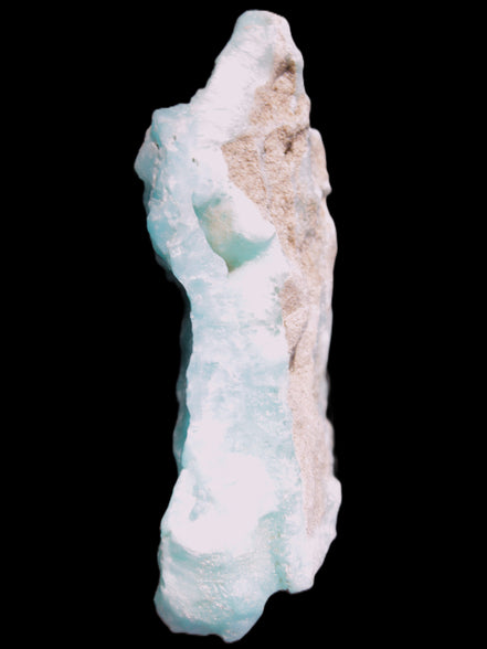 Blue Aragonite specimen 85*23*65mm 122g in sunlight - Rocks and Things Store