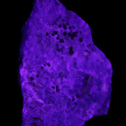 Blue Aragonite specimen 71*22*53mm 94.5g in UV light - Rocks and Things Store