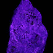 Blue Aragonite specimen 71*22*53mm 94.5g in UV light - Rocks and Things Store