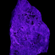 Blue Aragonite specimen 71*22*53mm 94.5g in UV light - Rocks and Things Store