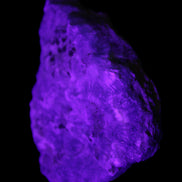 Blue Aragonite specimen 71*22*53mm 94.5g in UV light - Rocks and Things Store