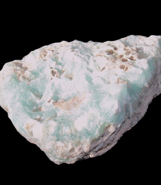 Blue Aragonite specimen 71*22*53mm 94.5g in sunlight -  Rocks and Things Store