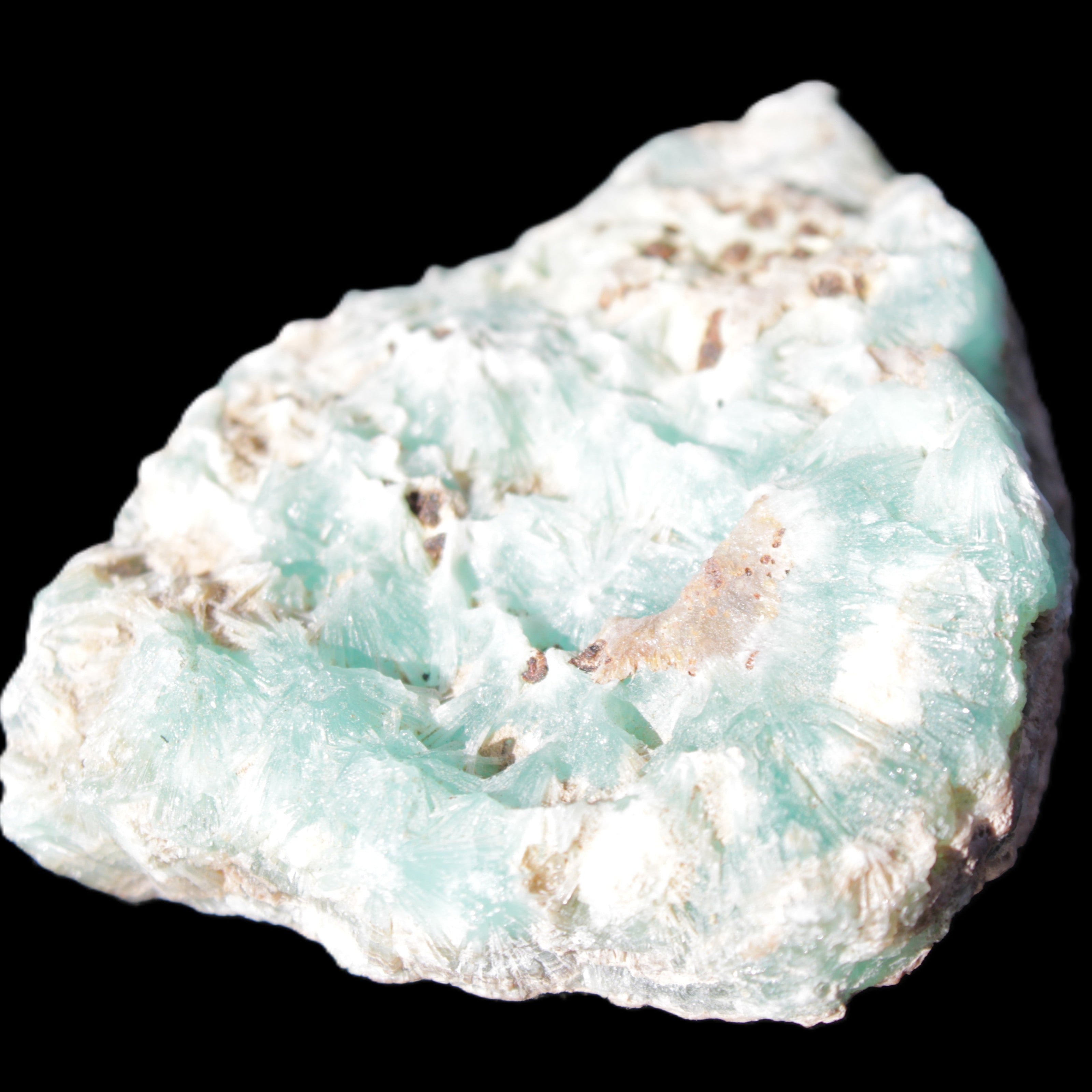 Blue Aragonite specimen 71*22*53mm 94.5g in sunlight - Rocks and Things Store