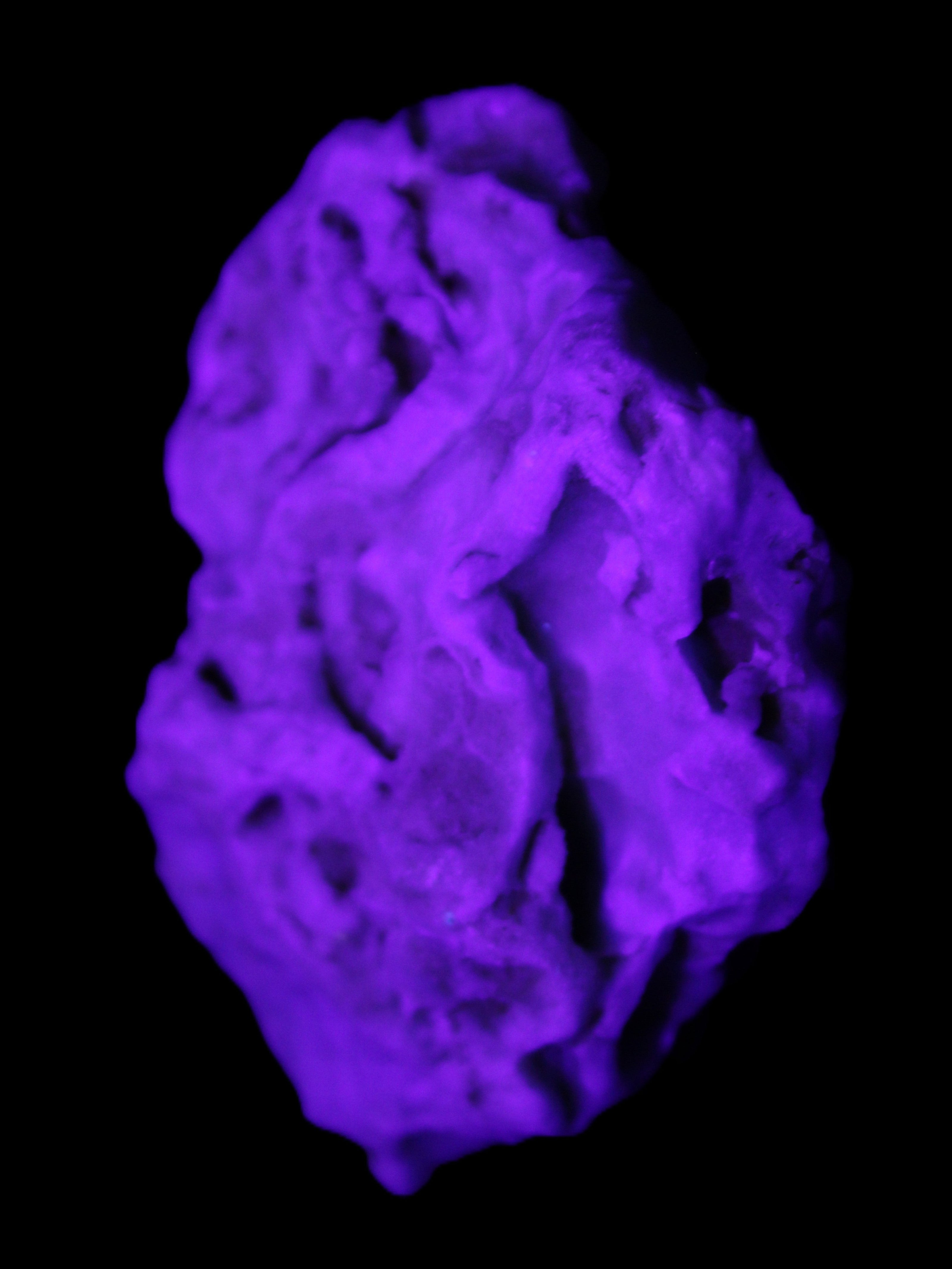 Blue Aragonite 76*22*55mm 88g in sunlight - Rocks and Things Store