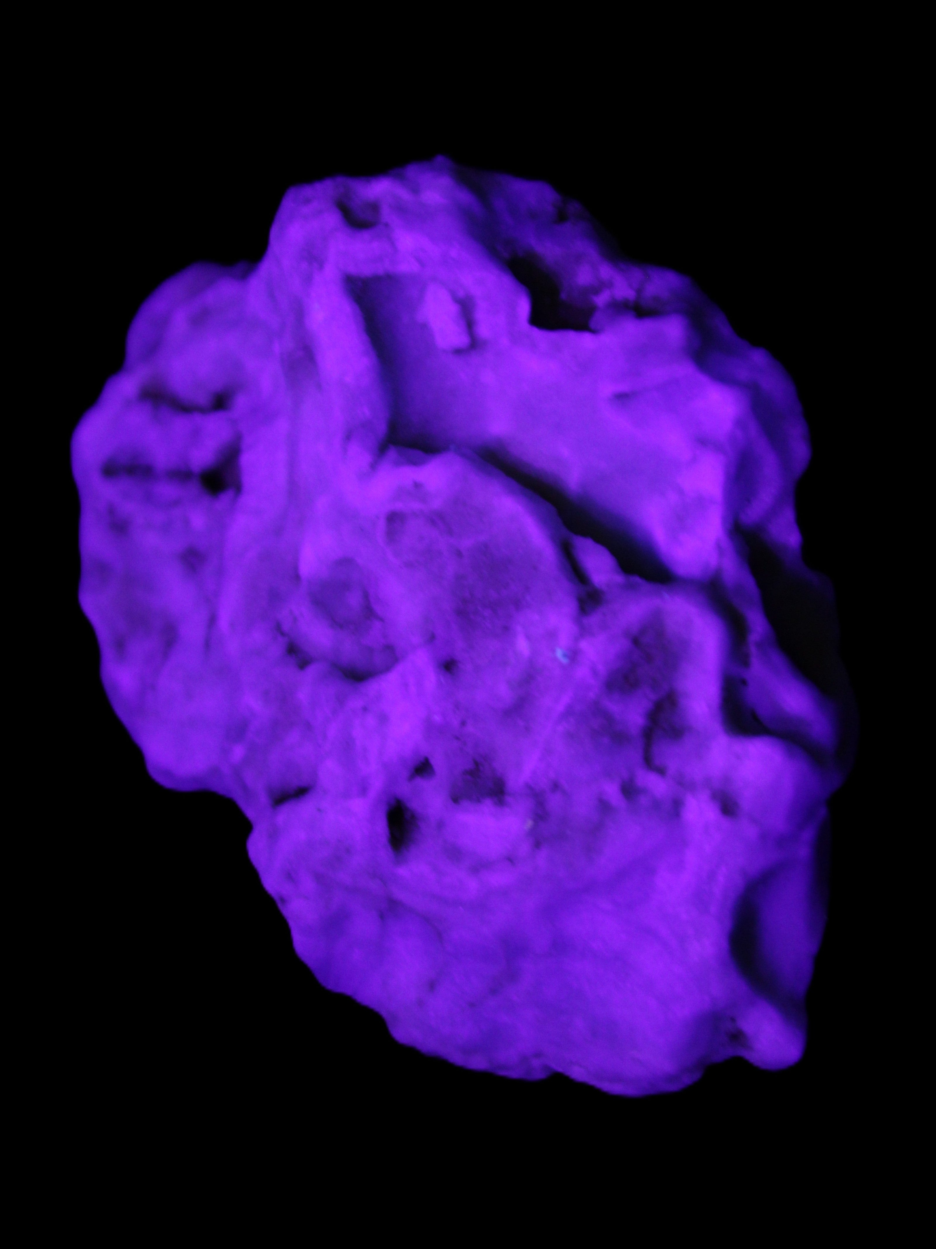 Blue Aragonite 76*22*55mm 88g in sunlight - Rocks and Things Store