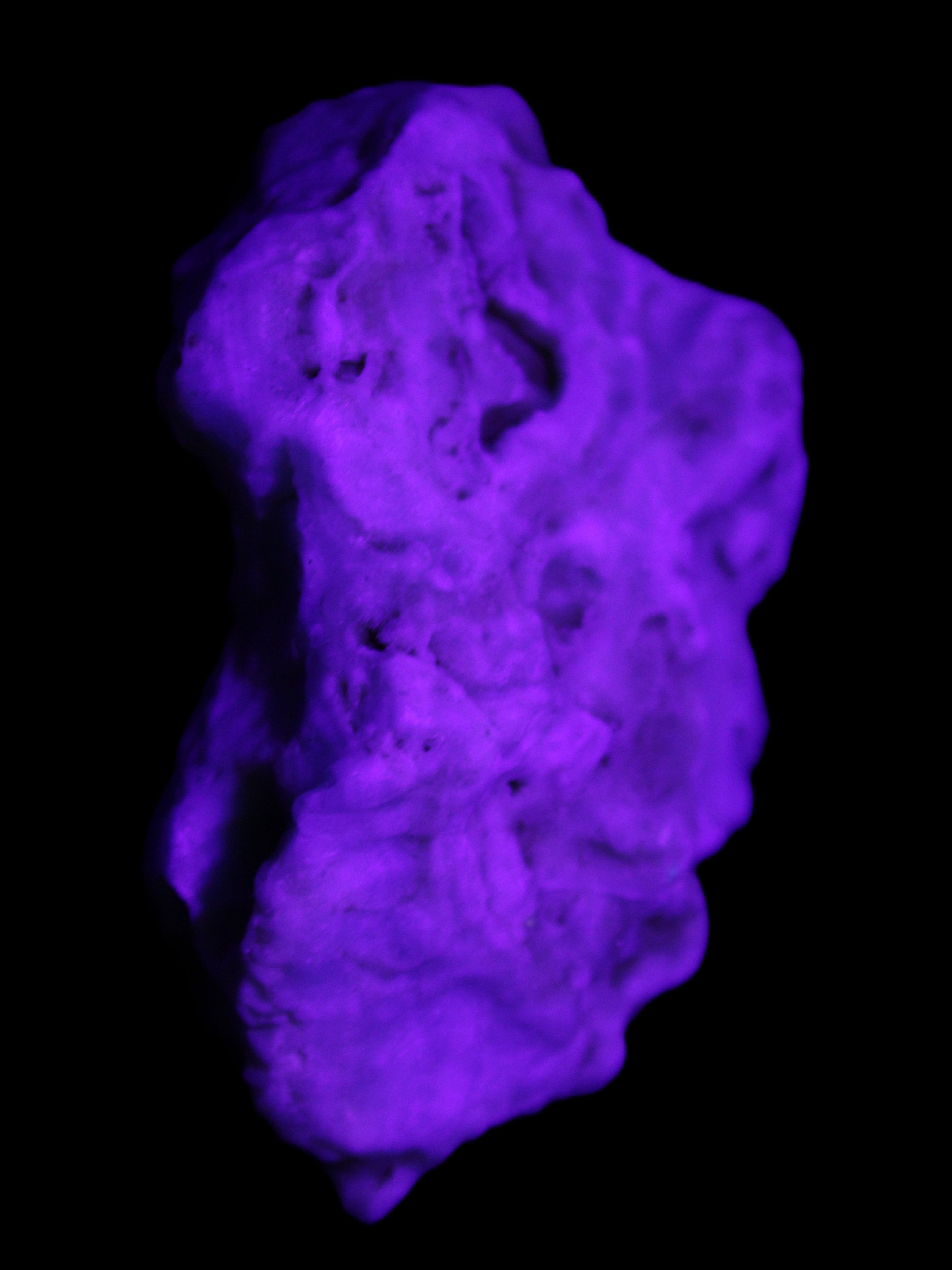 Blue Aragonite 76*22*55mm 88g in sunlight - Rocks and Things Store