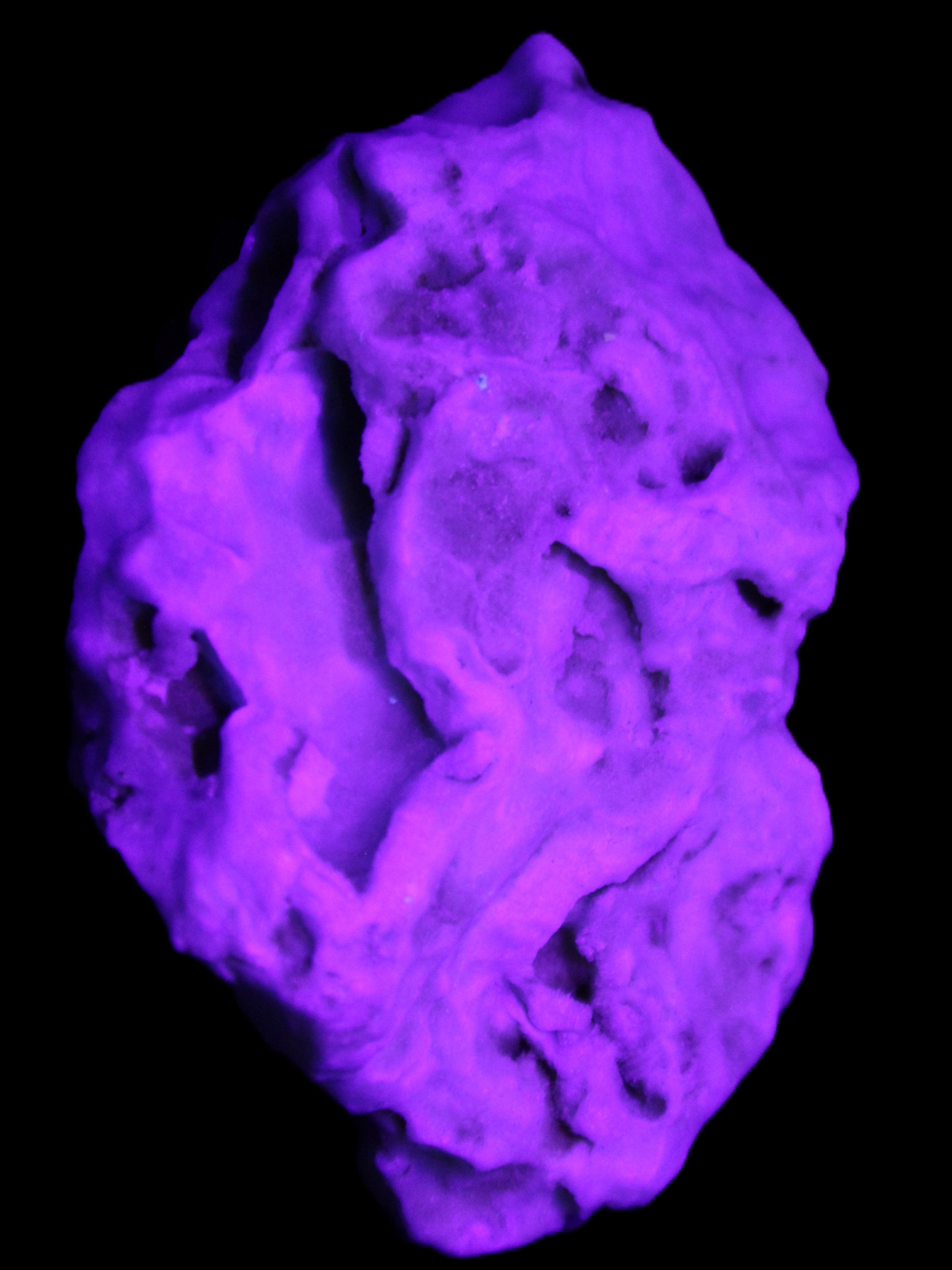 Blue Aragonite 76*22*55mm 88g in sunlight - Rocks and Things Store