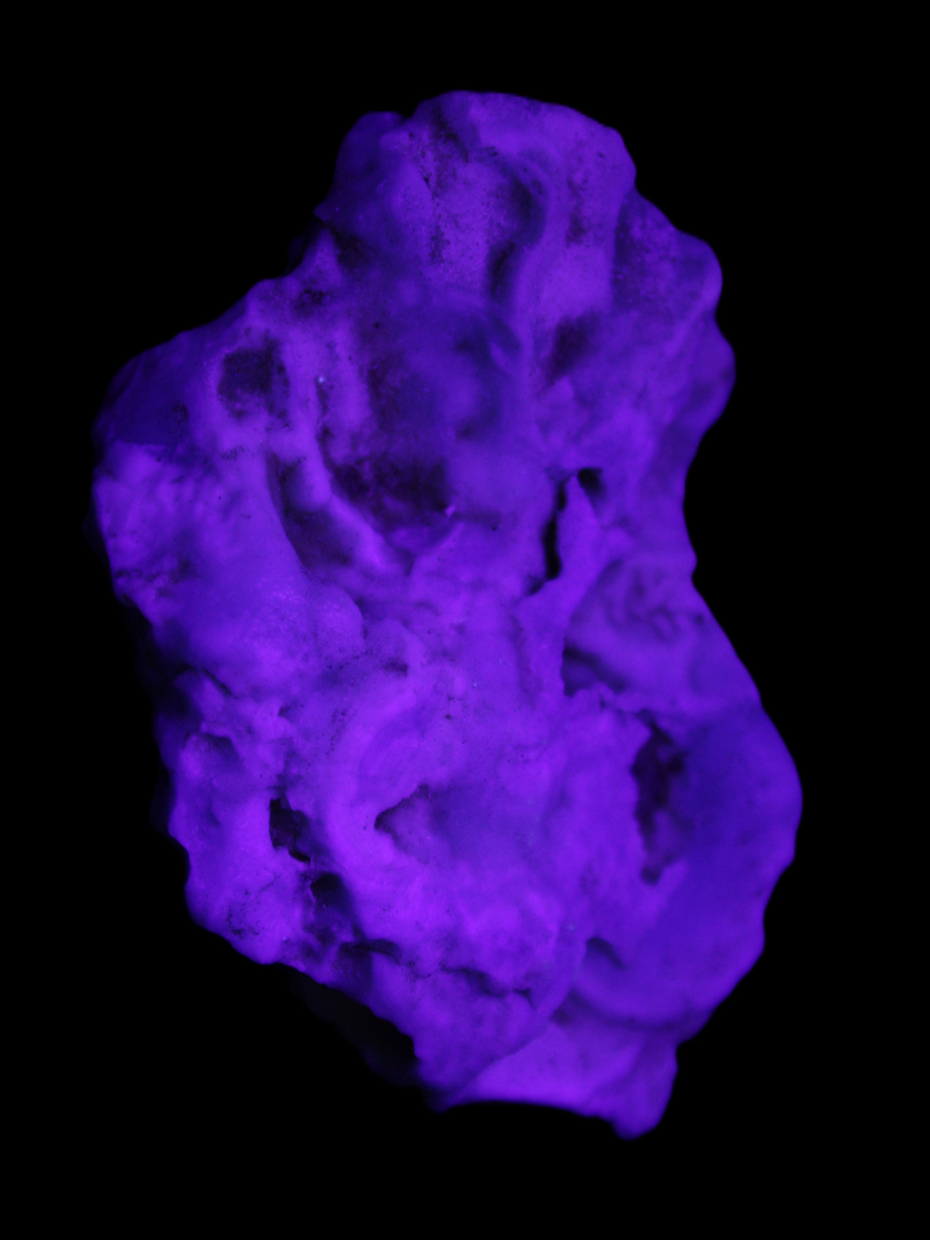 Blue Aragonite 76*22*55mm 88g in sunlight - Rocks and Things Store