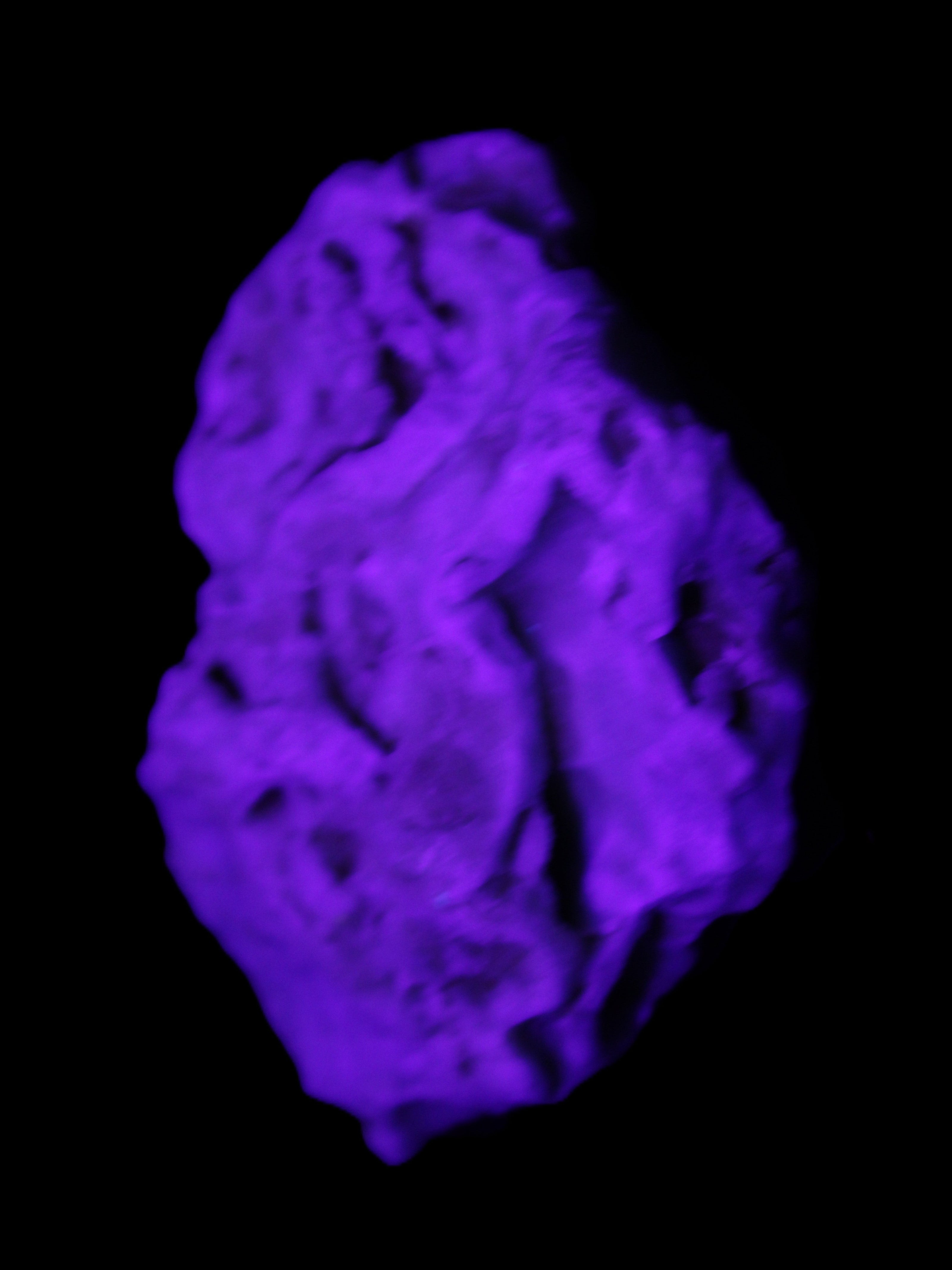 Blue Aragonite 76*22*55mm 88g in sunlight - Rocks and Things Store