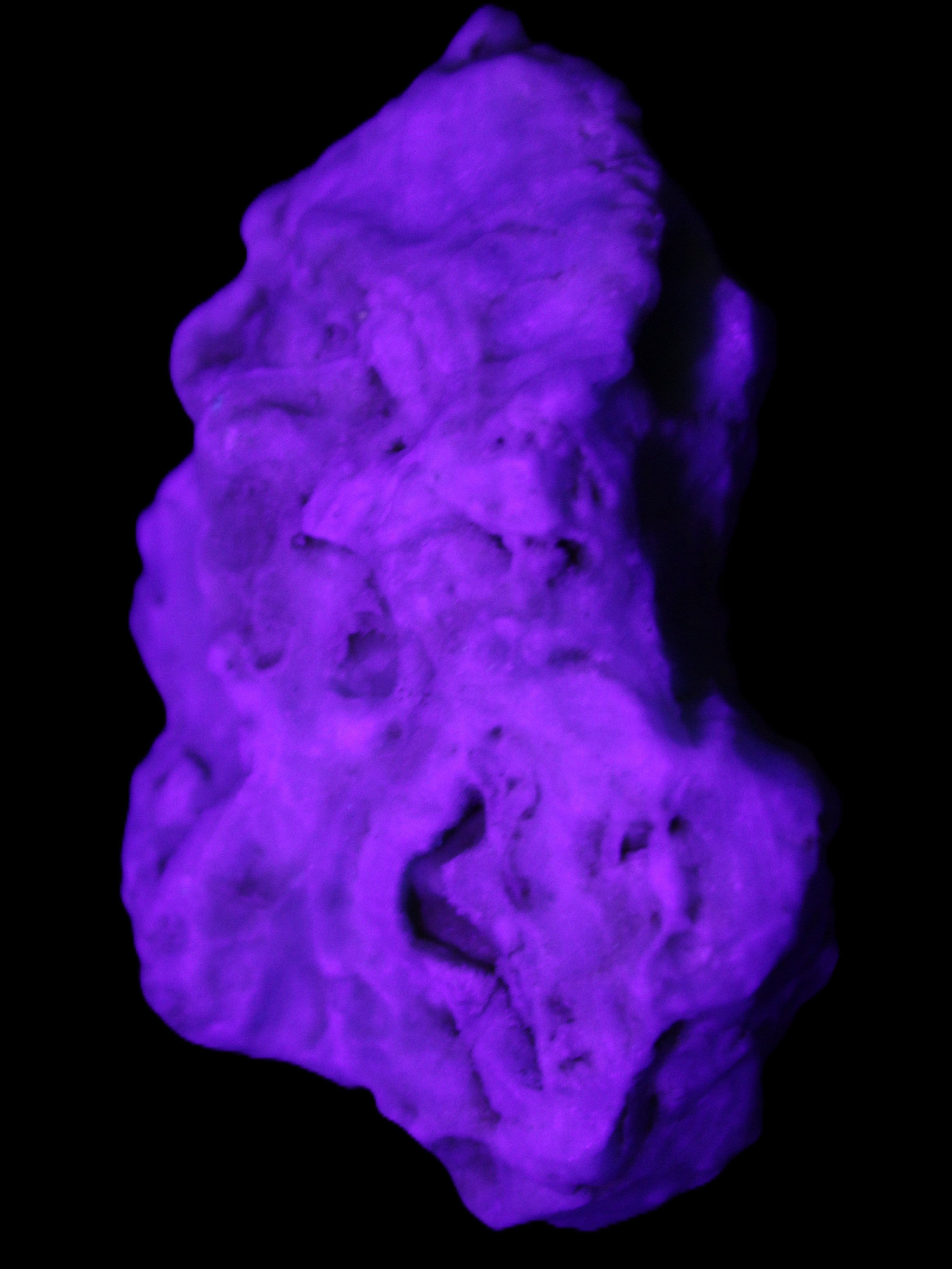 Blue Aragonite 76*22*55mm 88g in sunlight - Rocks and Things Store